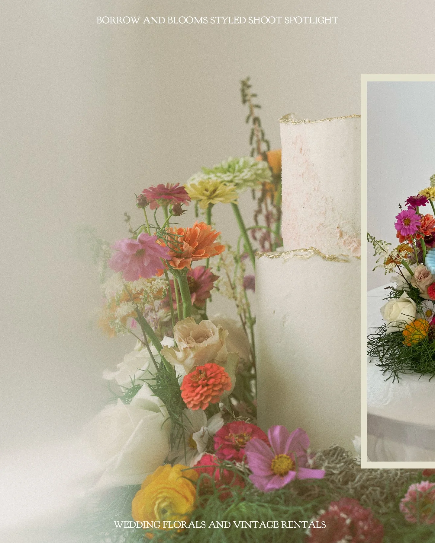 🌸 Styled Shoot Spotlight ✨
We&rsquo;re still swooning over this dreamy display of vibrant blooms, vintage charm, and soft textures. From garden-inspired florals to timeless rentals, this styled shoot captures everything we love about curating unforg