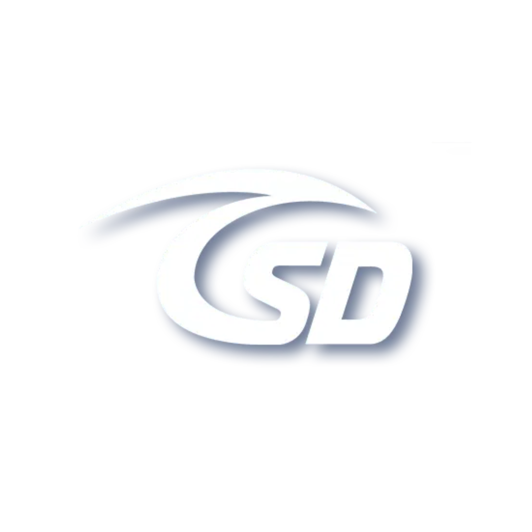 Softball Canada logo featuring a stylized softball with surrounding swoosh and the letters 'SD' in bold, white font.