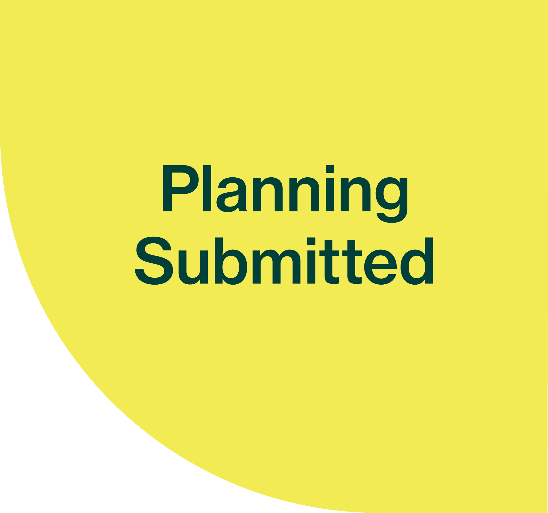 Planning Submitted