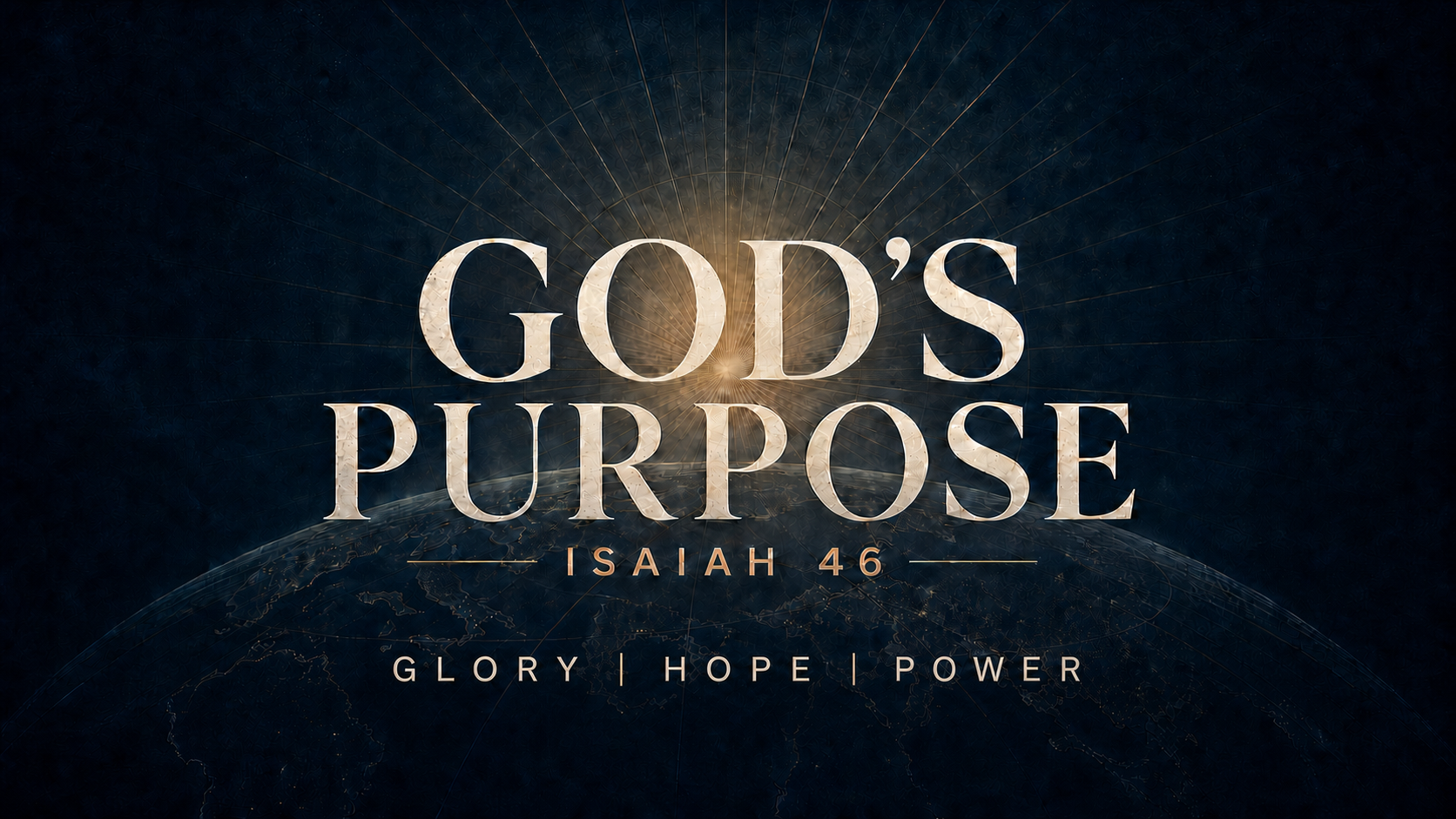 God's Glory | Isaiah 46:1–13 