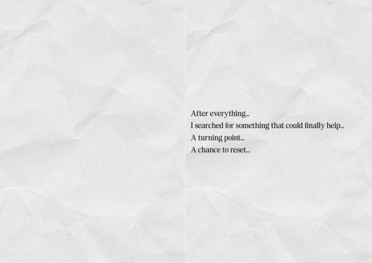 A CHANCE TO RESET 