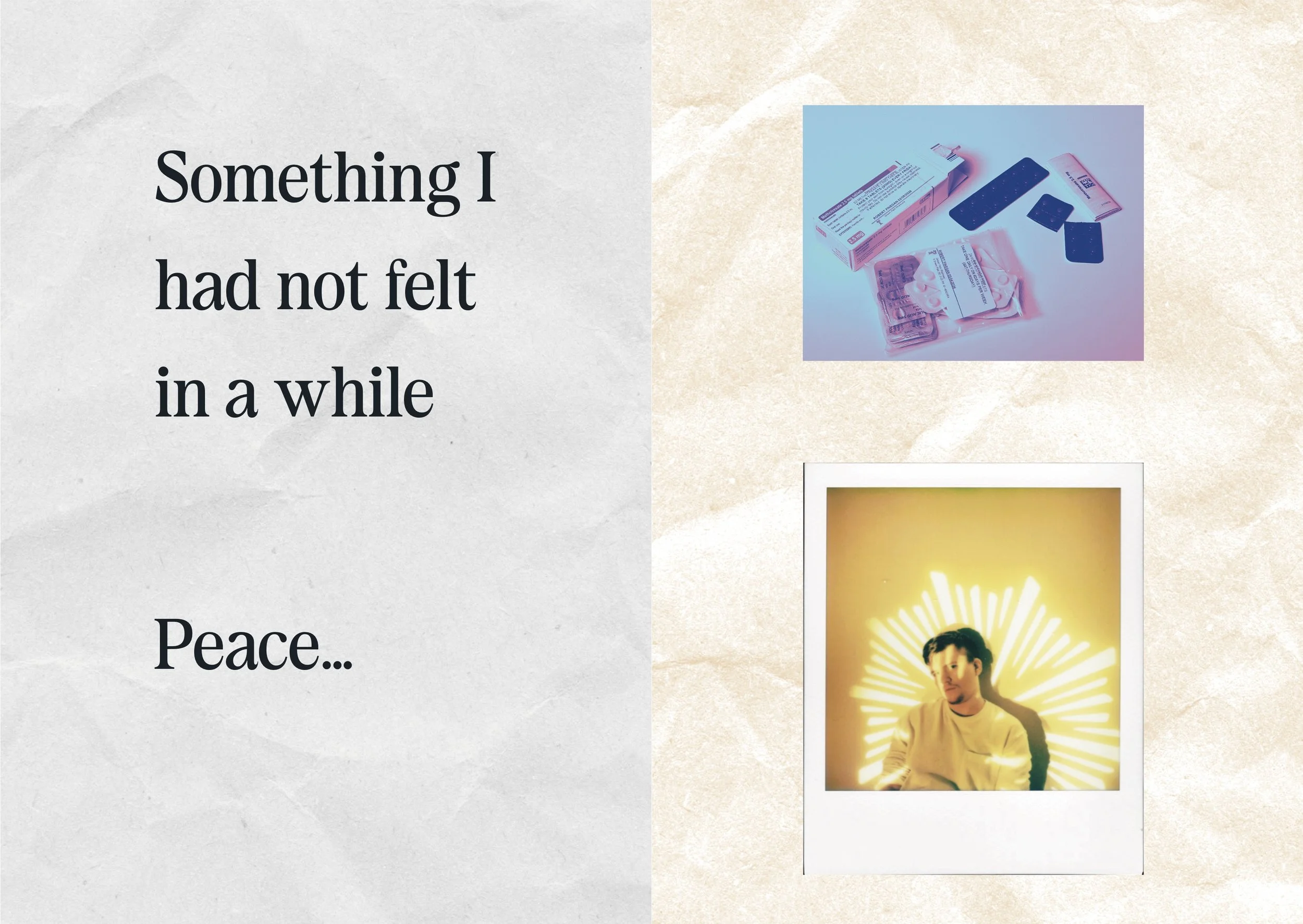 SOMETHING I HAD NOT FELT IN A WHILE. PEACE…