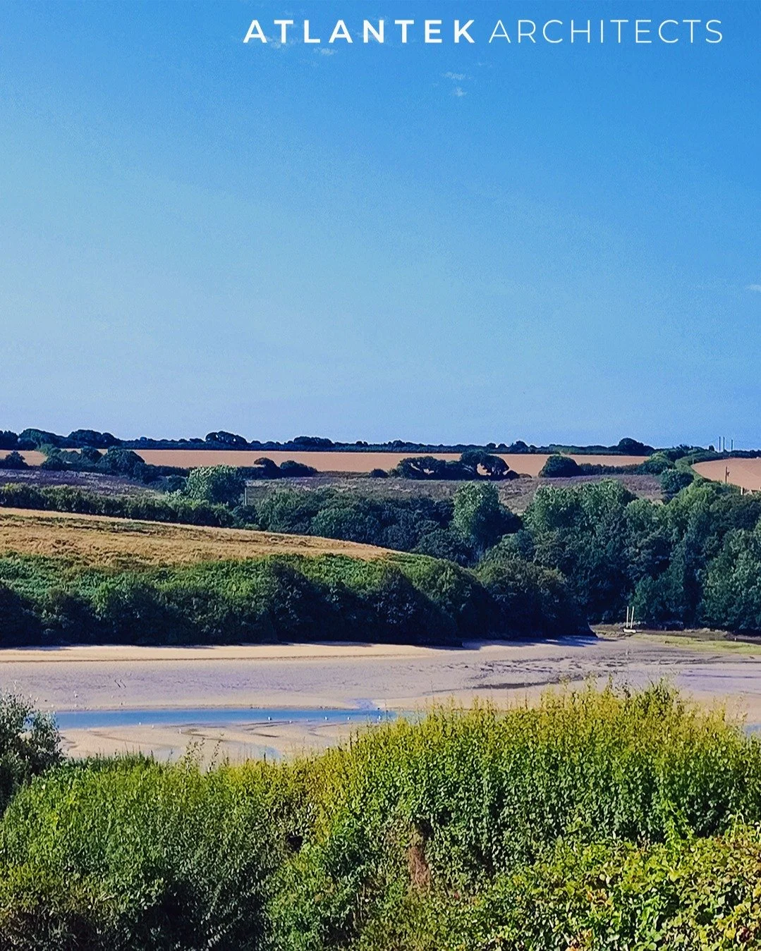 We were in Newquay this week carrying out a measured survey for an exciting proposal to extend an existing property overlooking the beautiful Gannel Estuary. 

These breathtaking views will be the heart of the design, blending contemporary architectu