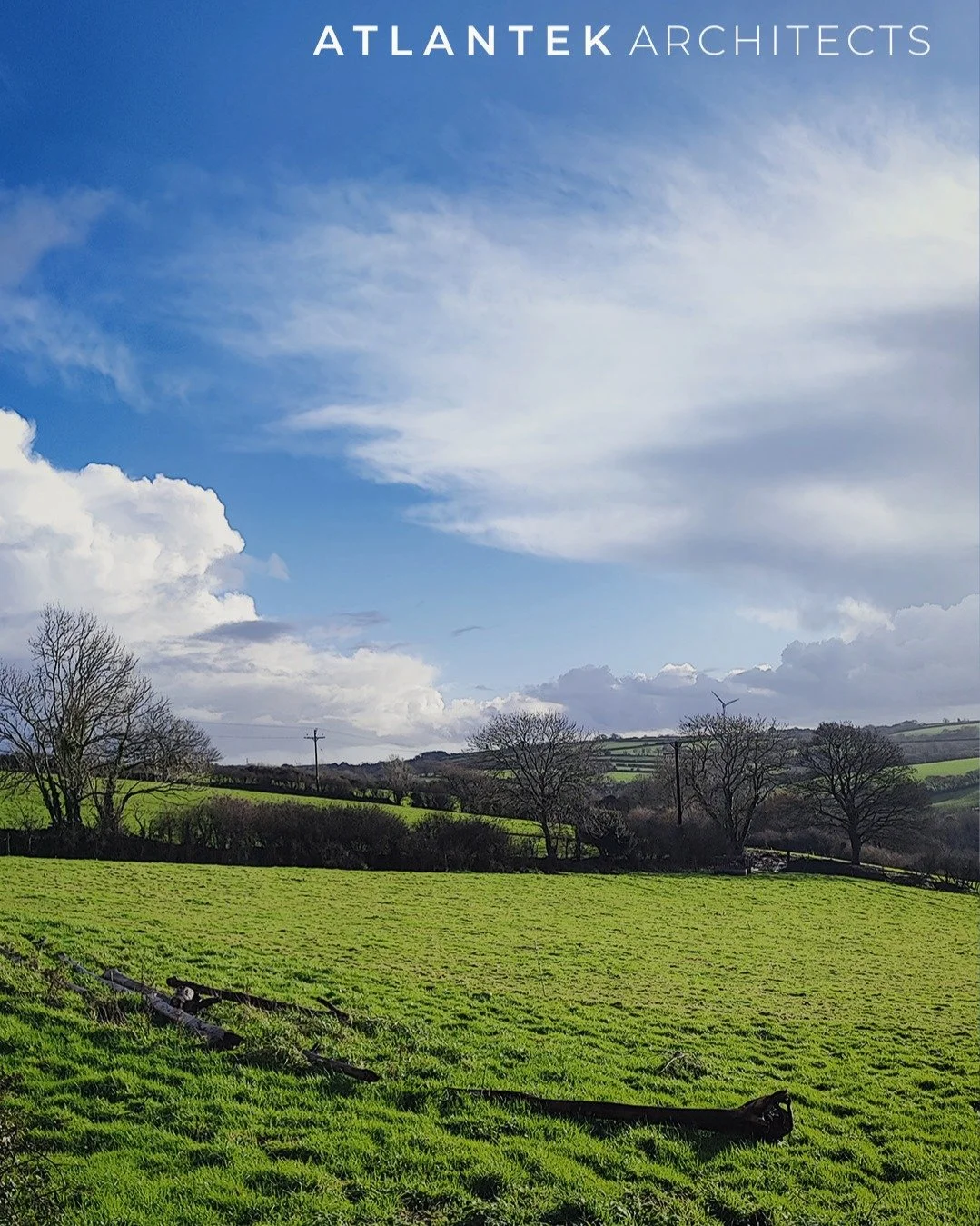 Countryside views on a recent site visit near Wadebridge.

We&rsquo;ve been out surveying an outdated property set in a beautiful rural village, where the external appearance will be sensitively updated to create a home that feels truly rooted in its