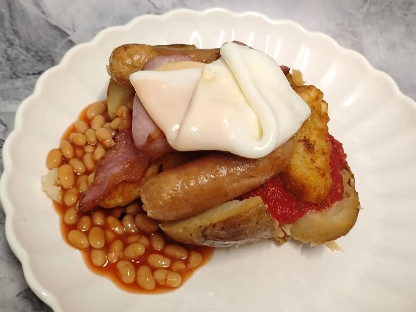 Gemma's big breakfast