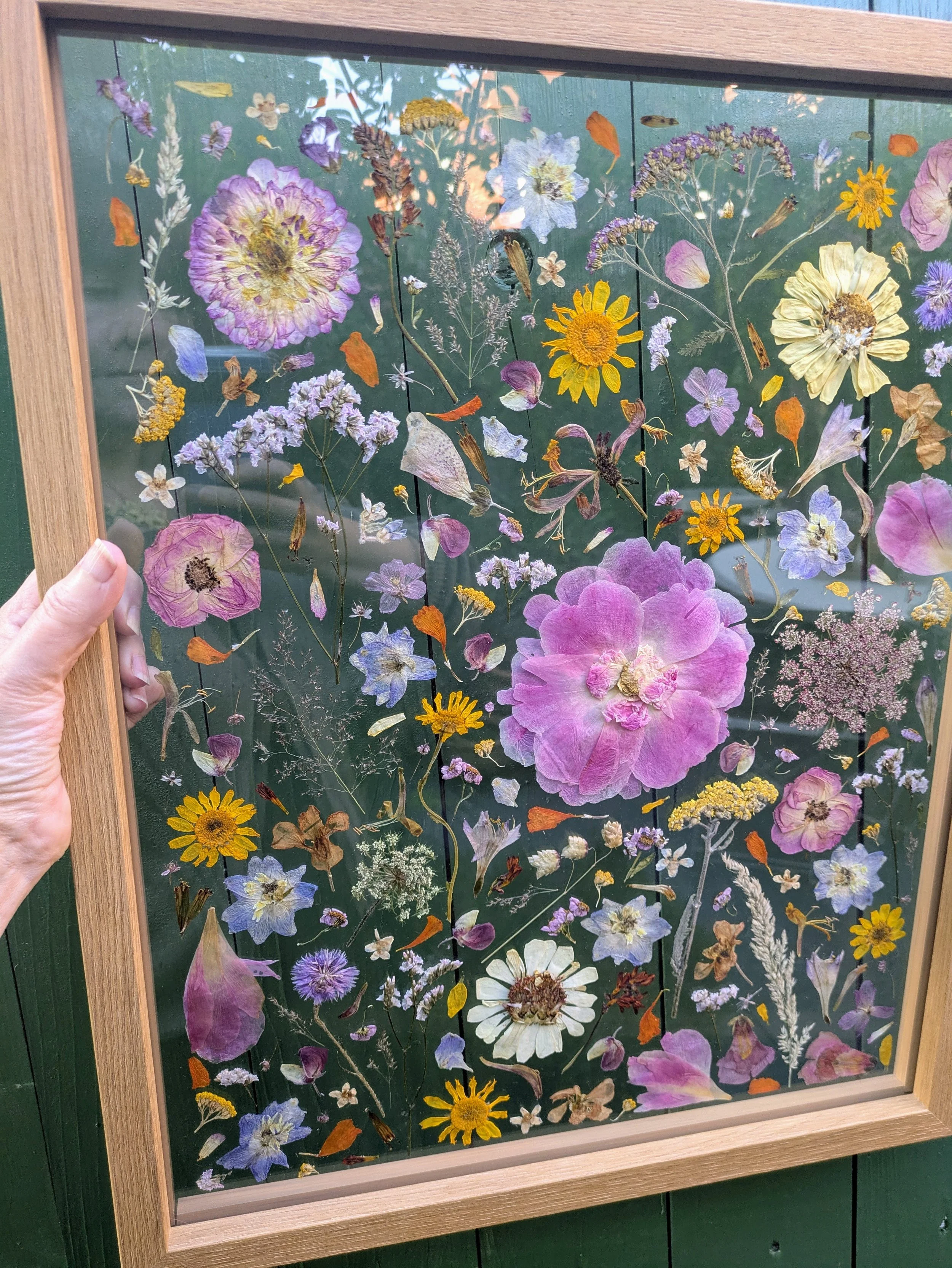 Collage 16 x 20 Oak Floating Frame