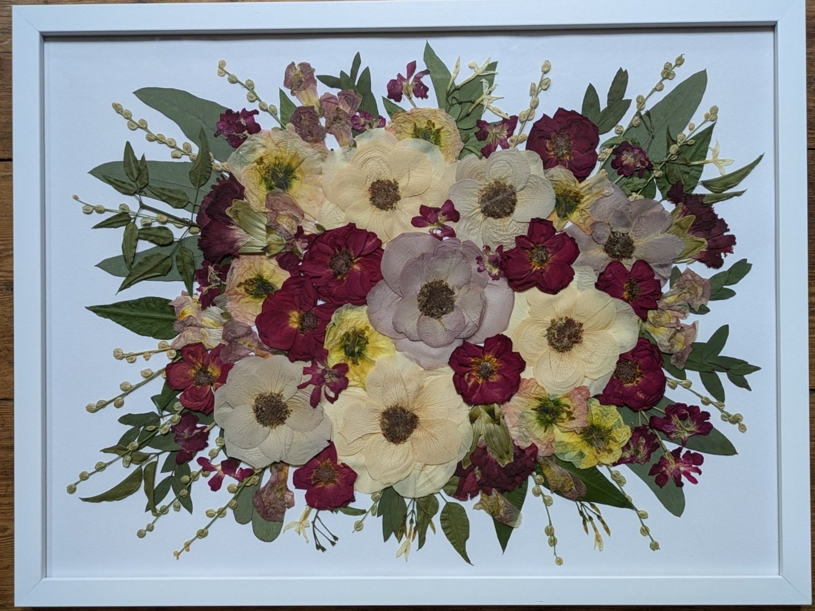 Large, rectangular frame