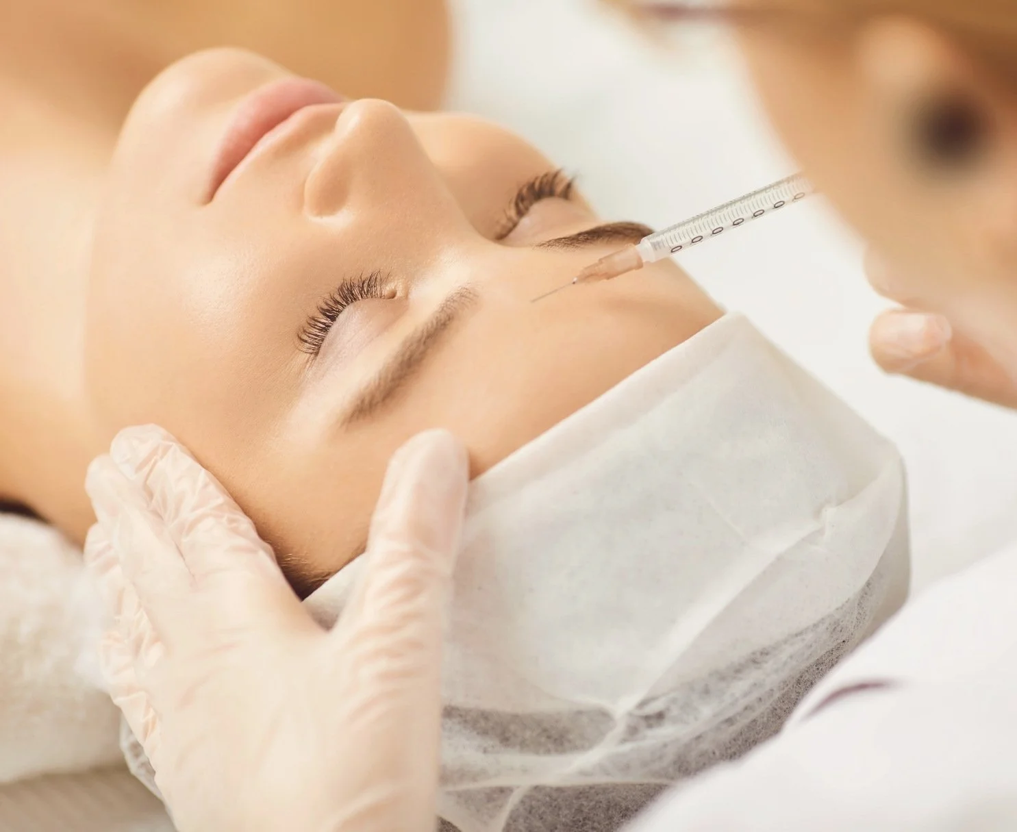 Wrinkle relaxer injection treatment at Amaraah Haus medspa in West Covina