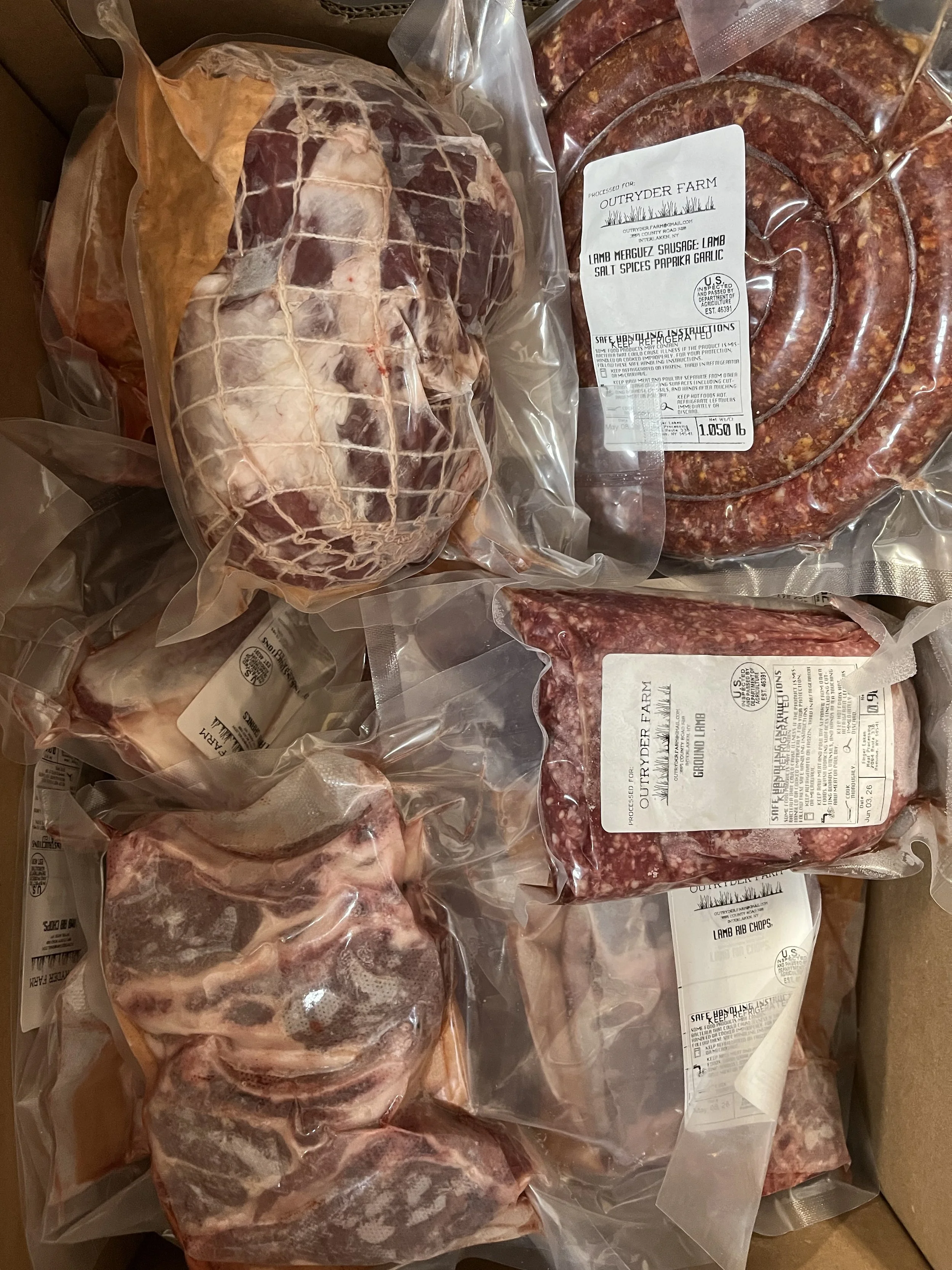 Whole + Half Grassfed Lamb (Pre Order)