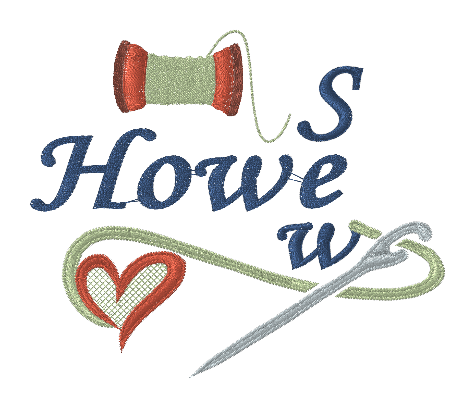 Embroidered logo for branding and personalization