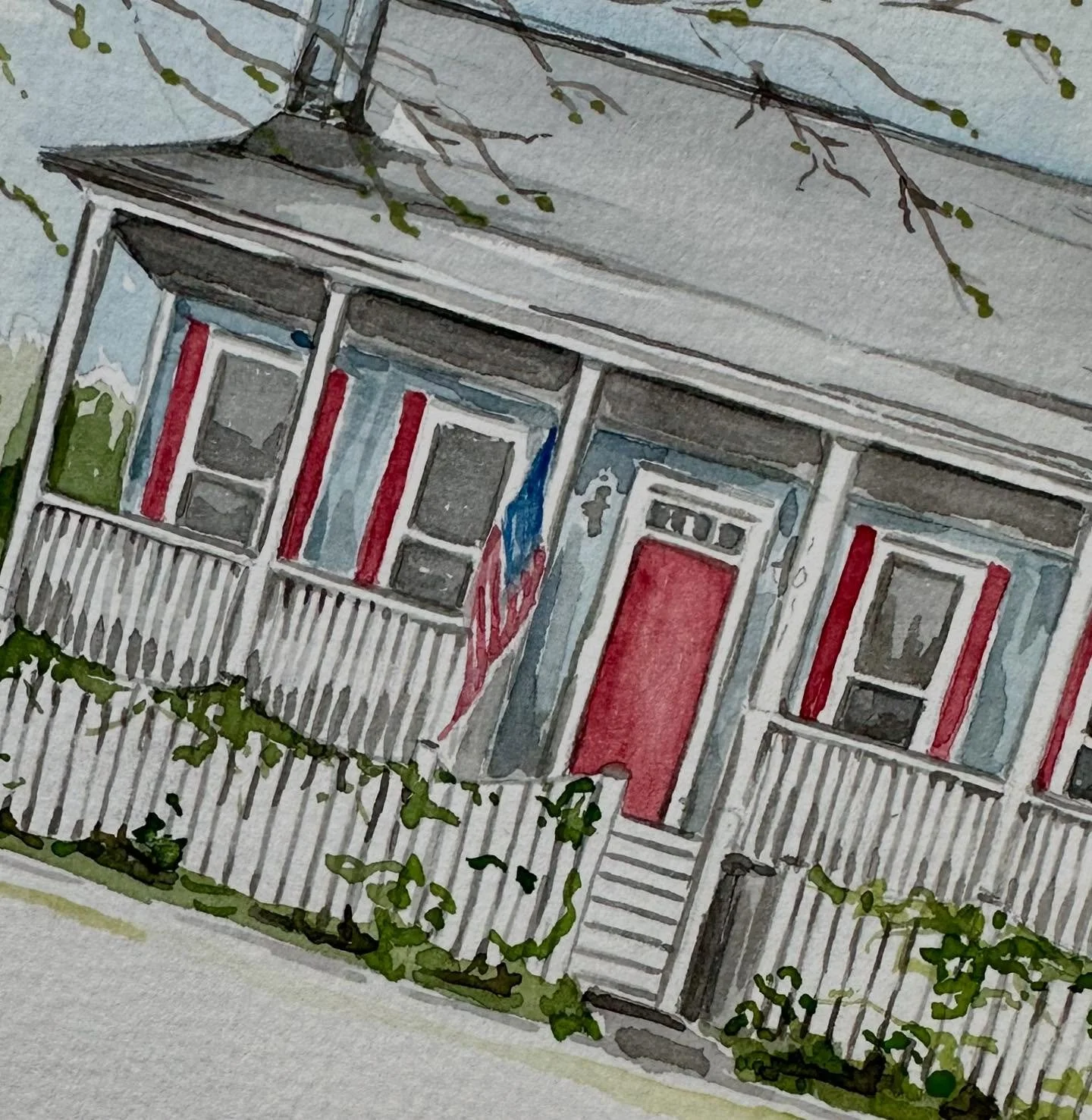 Just after 9/11, the Lees moved into their dream retirement home in Port Royal, SC. Over the years, the house saw is all-kids, grandkids, lifelong friends, new neighbors, weekend visitors and impromptu porch hangs. They lovingly updated the space to 