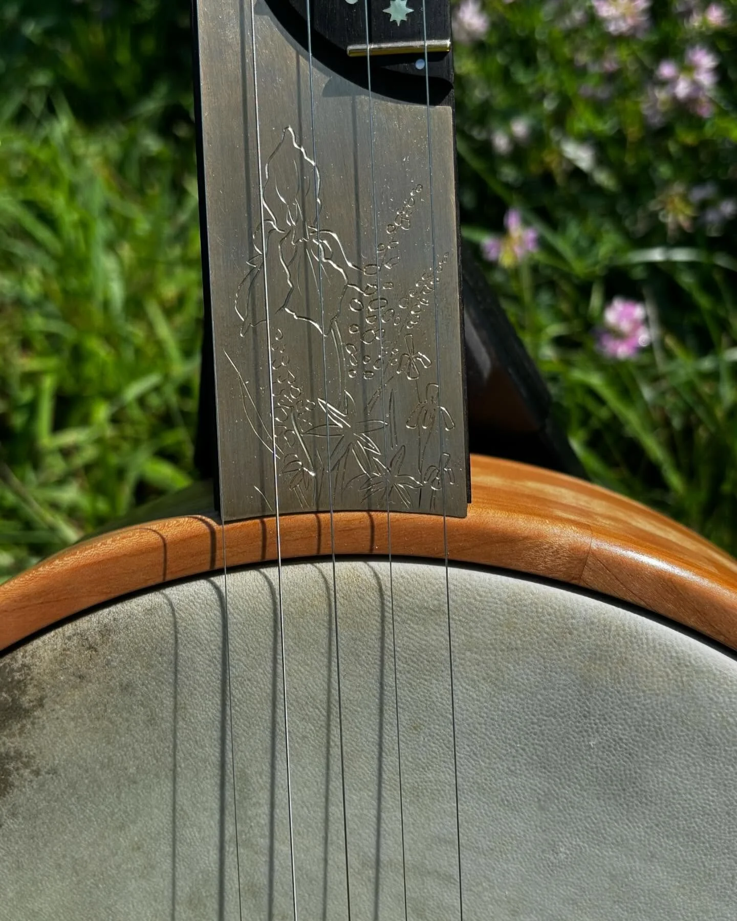 I&rsquo;ve been scheming up this banjo for over a year now, finally getting somewhere with it, I&rsquo;m calling this model the &ldquo;Swift.&rdquo; This one went to a very sweet friend of mine. #banjo #luthiery #oldtimemusic