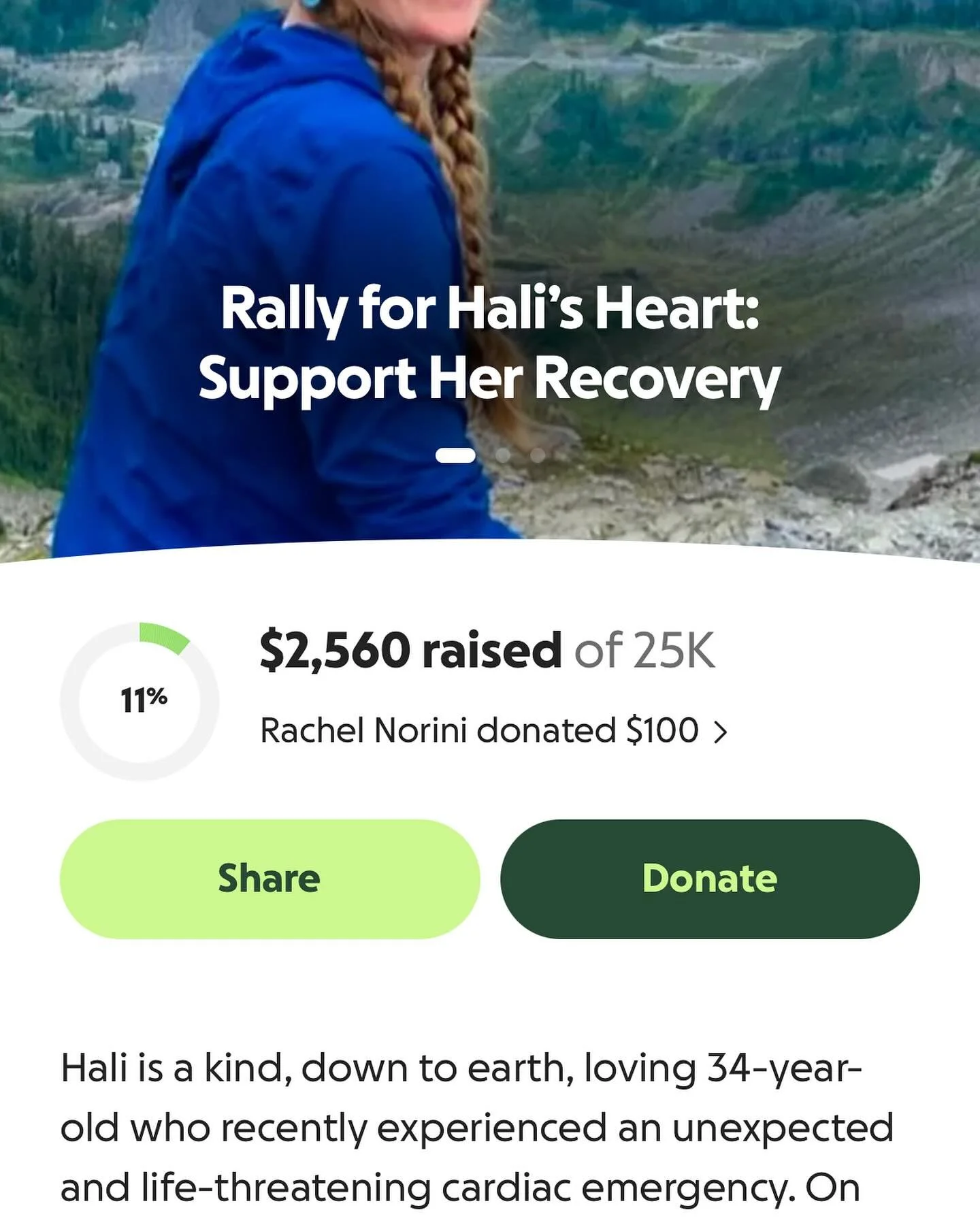 One of my favorite humans is going through a rough stretch. Hali is one of the most kind hearted, loving people I&rsquo;ve had the good fortune to know, if you can, help her get through this. https://gofund.me/c53f089ab #help #heart #gofundme