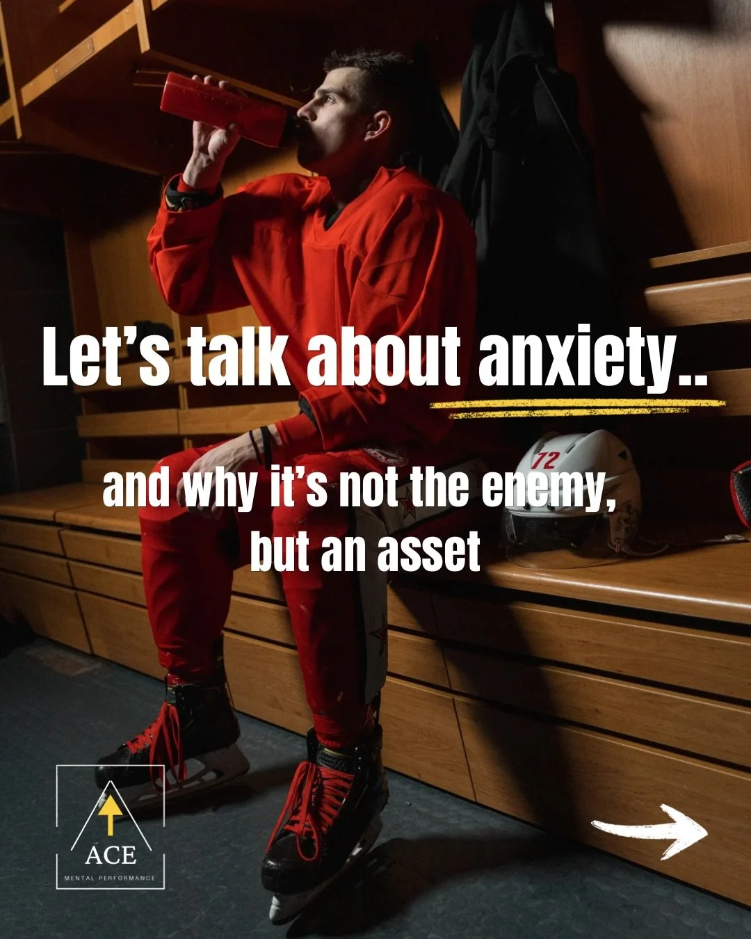 Let&rsquo;s talk about anxiety👇🏻

👉🏻it&rsquo;s NORMAL to feel anxious before games, BUT it doesn&rsquo;t have to hold you back. 

👉🏻 These feelings are an indication that our body is preparing physically for what it&rsquo;s about to do. For exa