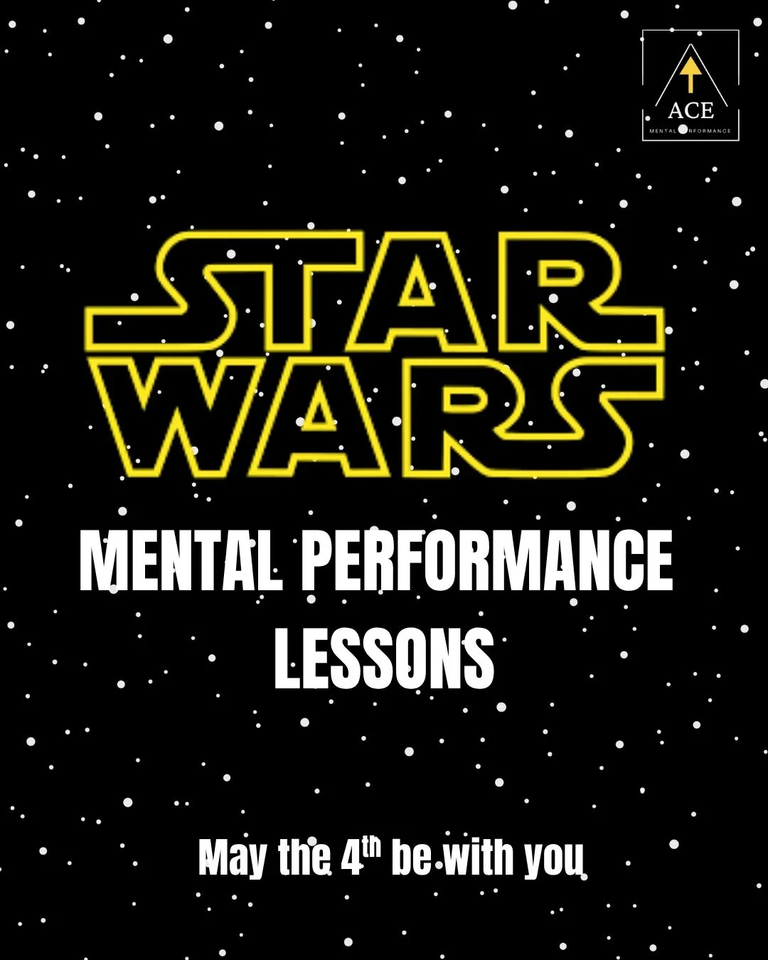 May the 4th is here, so let&rsquo;s talk about what Star Wars can teach us 👇🏻

✅Focus can guide your performance 
✅Fear is what holds us back
✅We have to practice letting go of fear
✅Embrace the present, because there is more to life than the task 