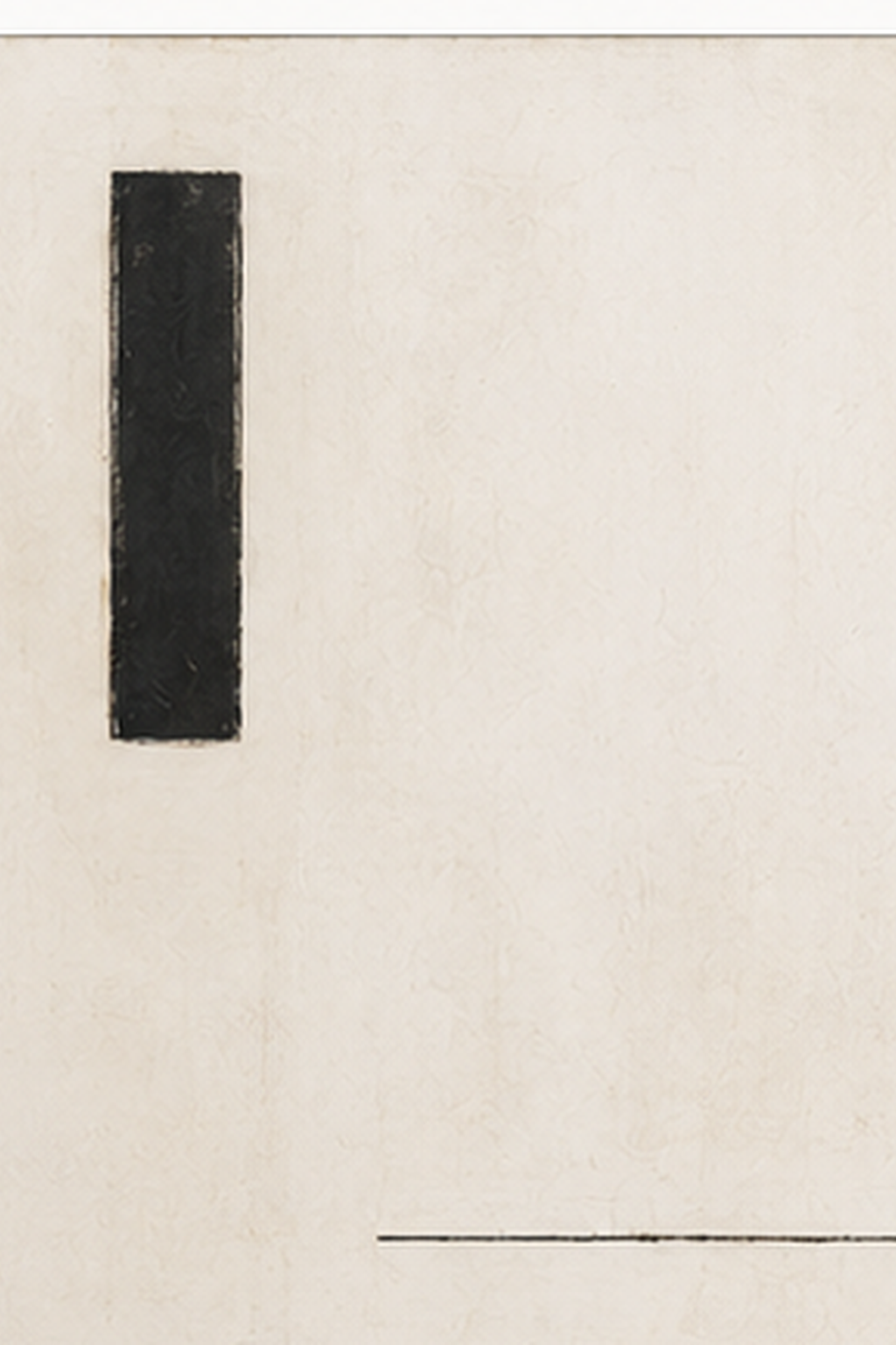 Original minimal abstract artwork with restrained lines, quiet contrast, and architectural proportion.