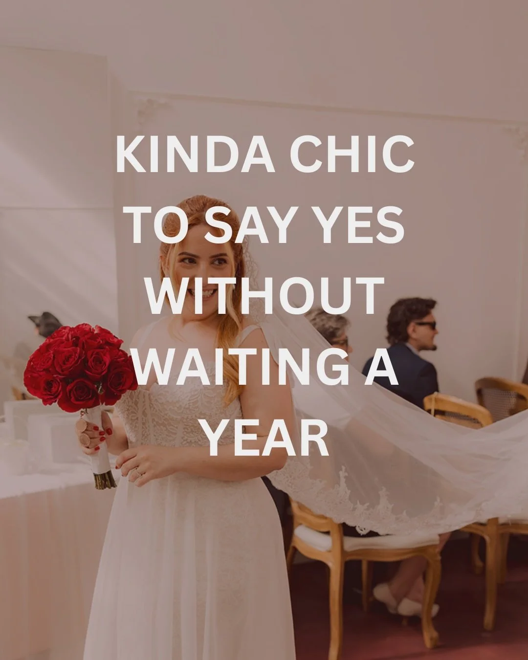 Kinda chic&hellip; 💌 

Now Booking 2026 + 2027 dates. 

-
-
-
#kindachic #microwedding #shotgunwedding #smallweddingvenue #bridesof2027