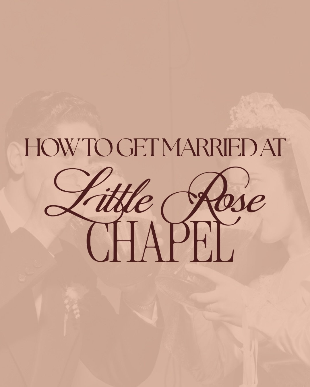 So&hellip; how do you actually get married at Little Rose Chapel? 🌹 

Here&rsquo;s your step by step guide. Swipe through to see how it works &rarr; then head to our website (link in bio) to choose your experience and reserve your date. 

Have quest