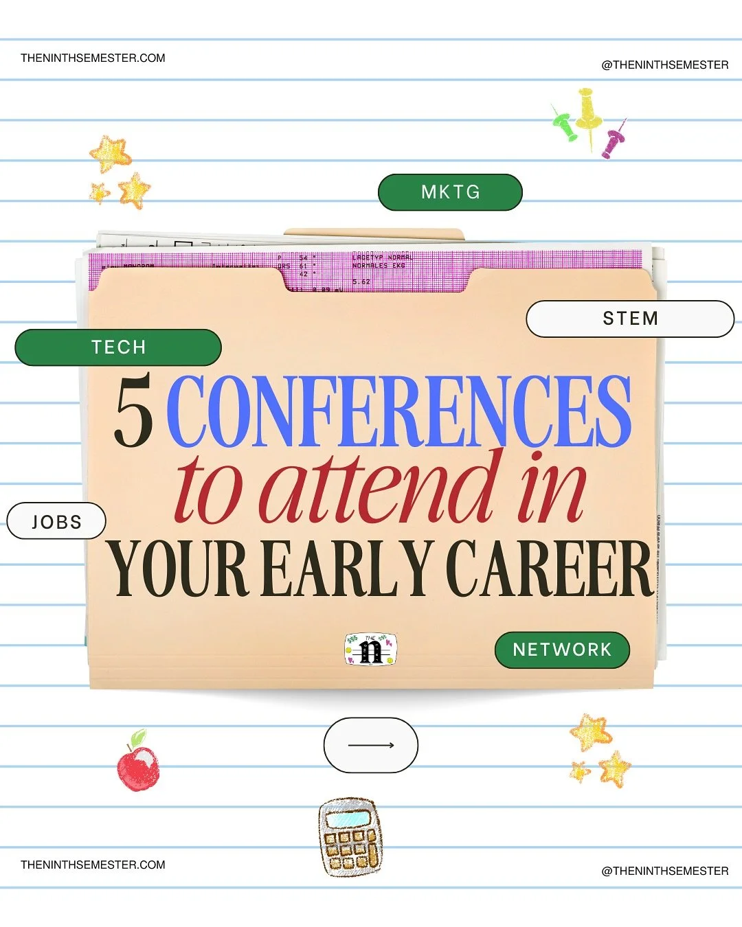 It&rsquo;s officially conference season! As an early career professional, you NEED to be in these rooms!

Here are 5 conferences in STEM, Marketing, Advertising, and more that are ✨perfect✨ for entry level professionals:

* Open to students, grads &a
