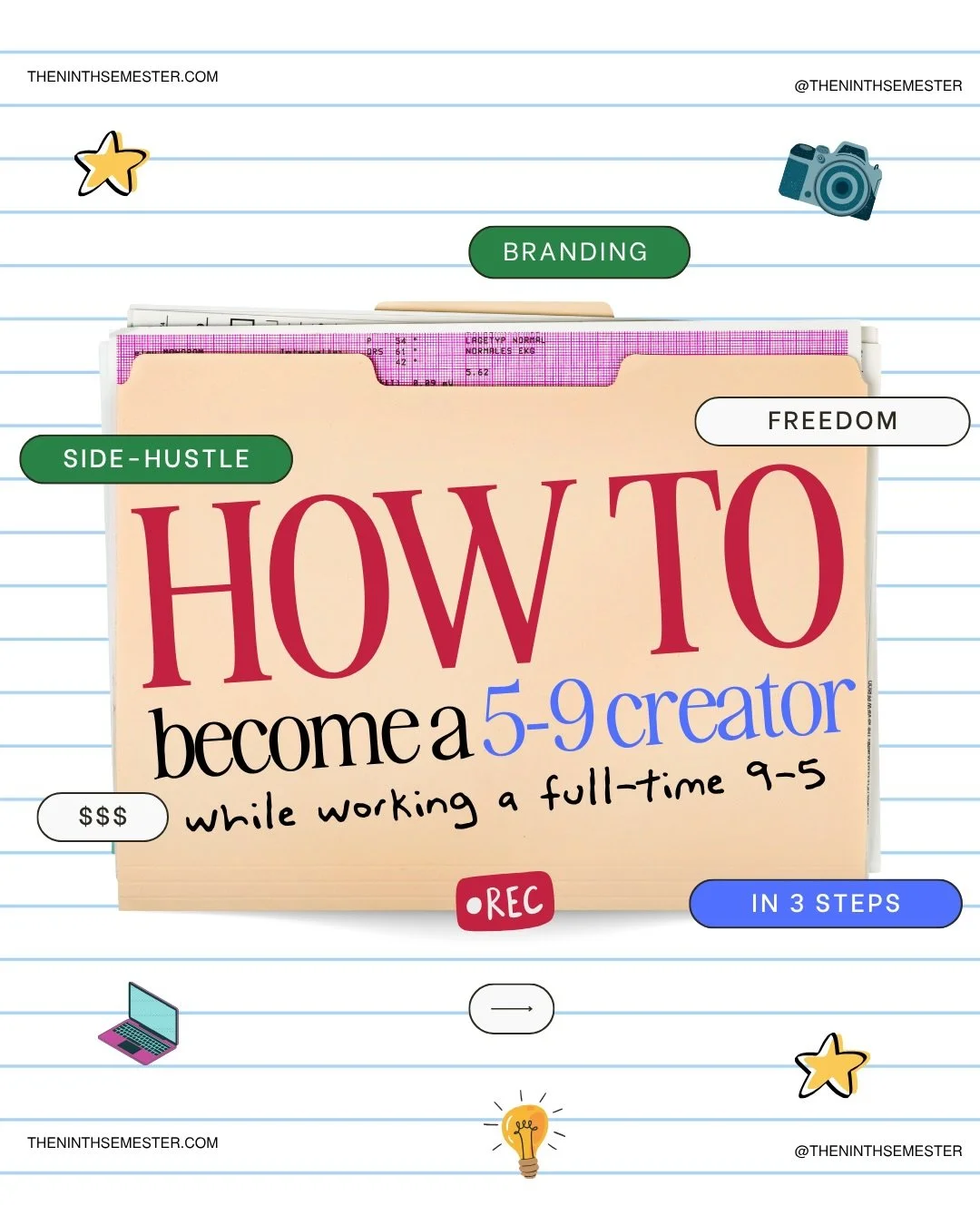 Everyone wants to be a 5&ndash;9 creator, but most people don&rsquo;t know where to start.&nbsp;

So here are the 3 steps I used to build a 6-figure creator brand while working full-time:&nbsp;
 And honestly? The timing&rsquo;s perfect:

A new @canva