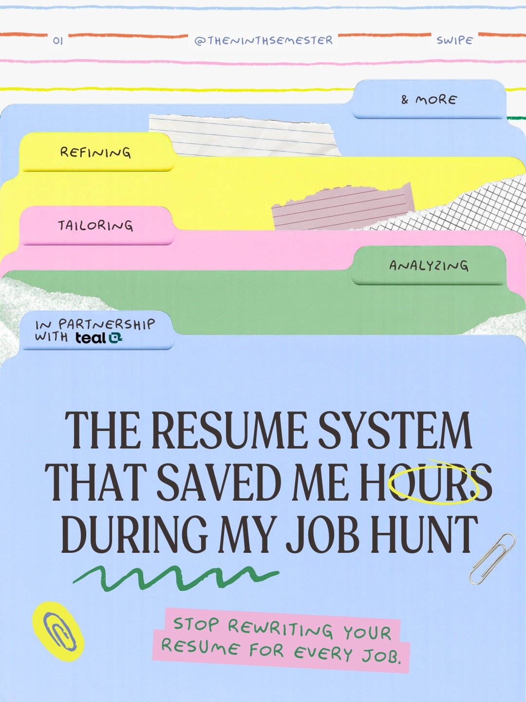 Raise your hand if you&rsquo;ve spent an unfathomable amount of time rewriting your resume on a job hunt. I&rsquo;m not ashamed to admit I&rsquo;ve done so, but eventually I realized I didn&rsquo;t need a &ldquo;perfect&rdquo; resume - I needed a foo