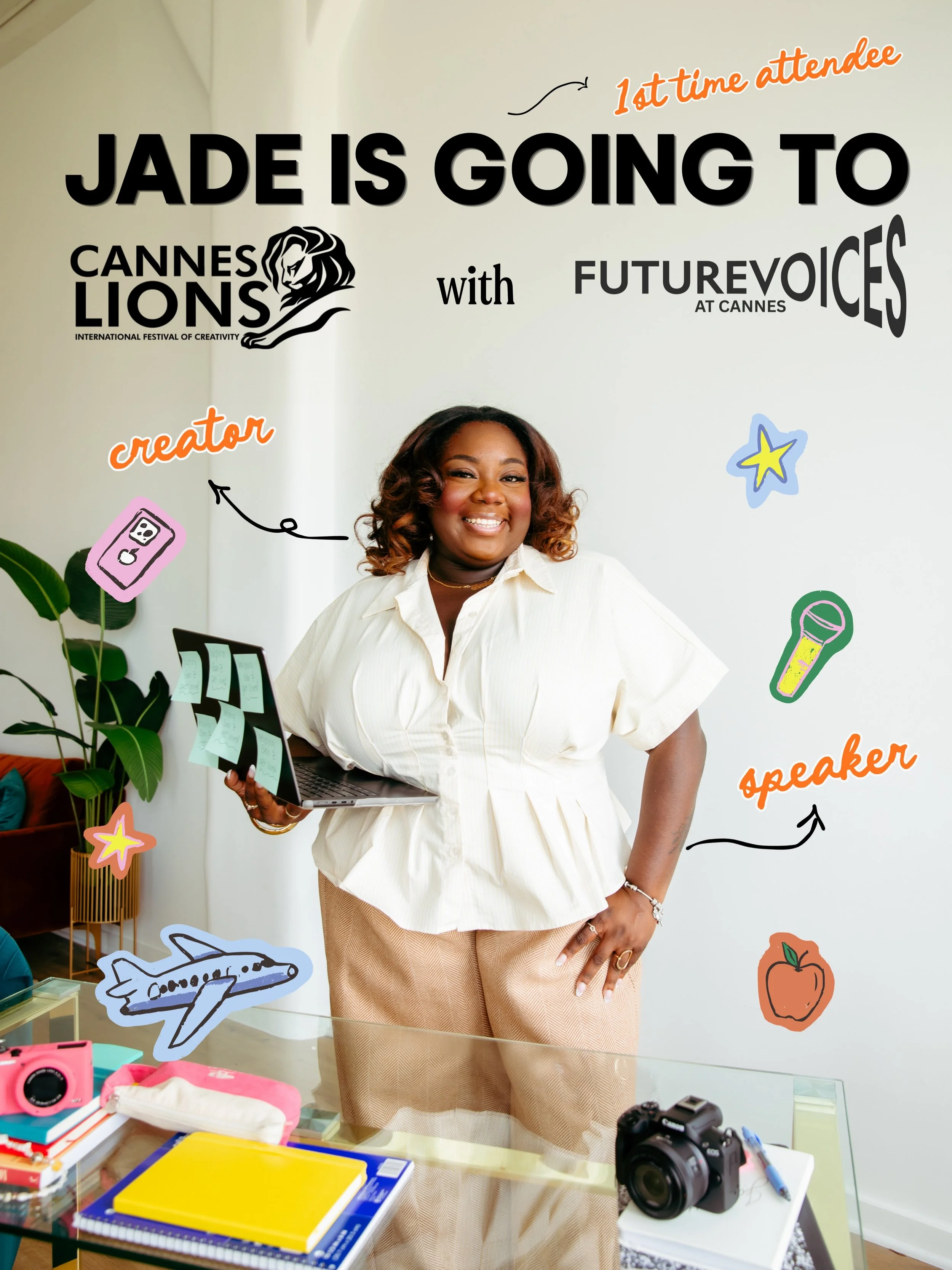 Less than 15% of attendees at Cannes Lions International Festival of Creativity are Gen Z and this year, I&rsquo;m one of them!

I&rsquo;m so honored to be part of the 15% as an inaugural delegate of the Future Voices @ Cannes program 

Curated by @_