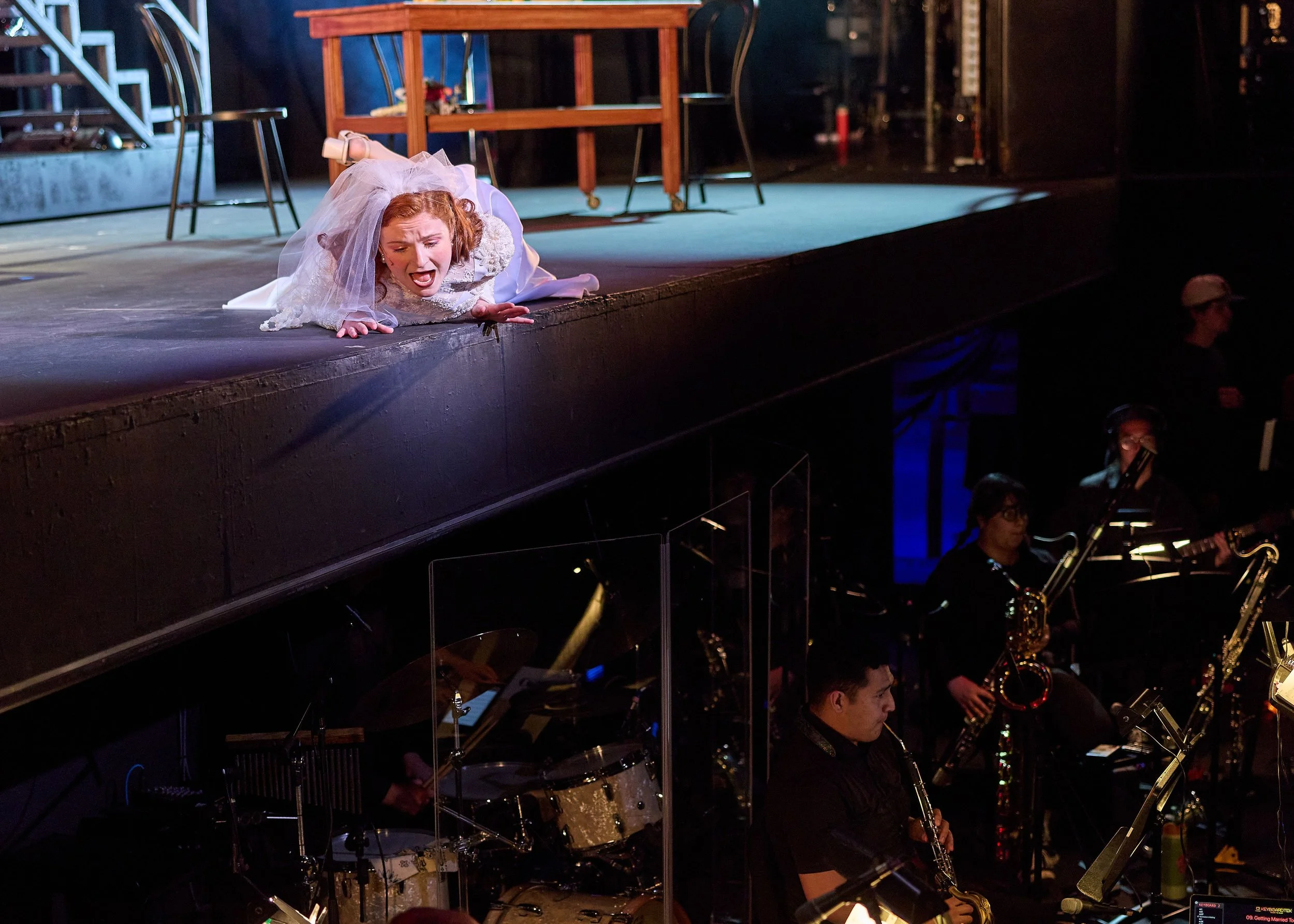 Liz as Amy in "Company".  
Photo taken by Travis Caperton
