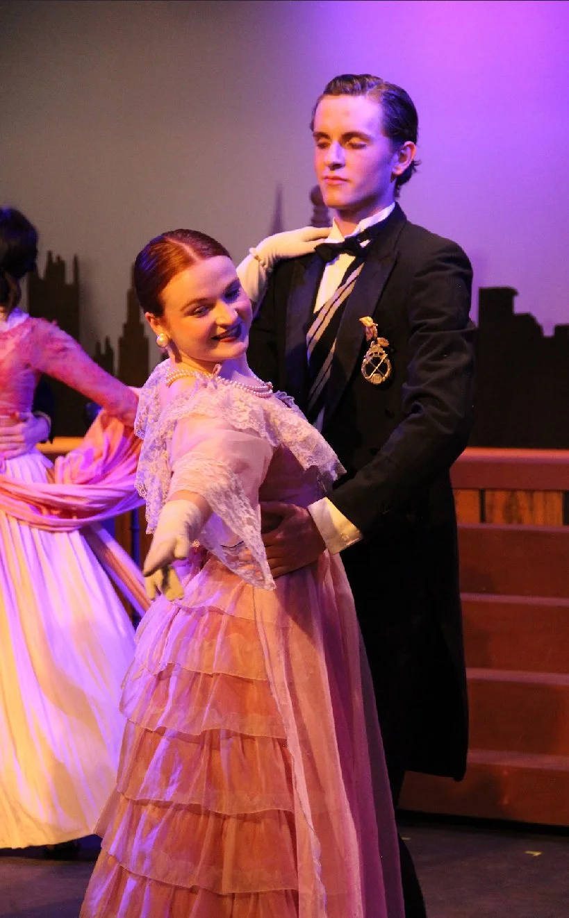 Liz as a featured dancer in "My Fair Lady"