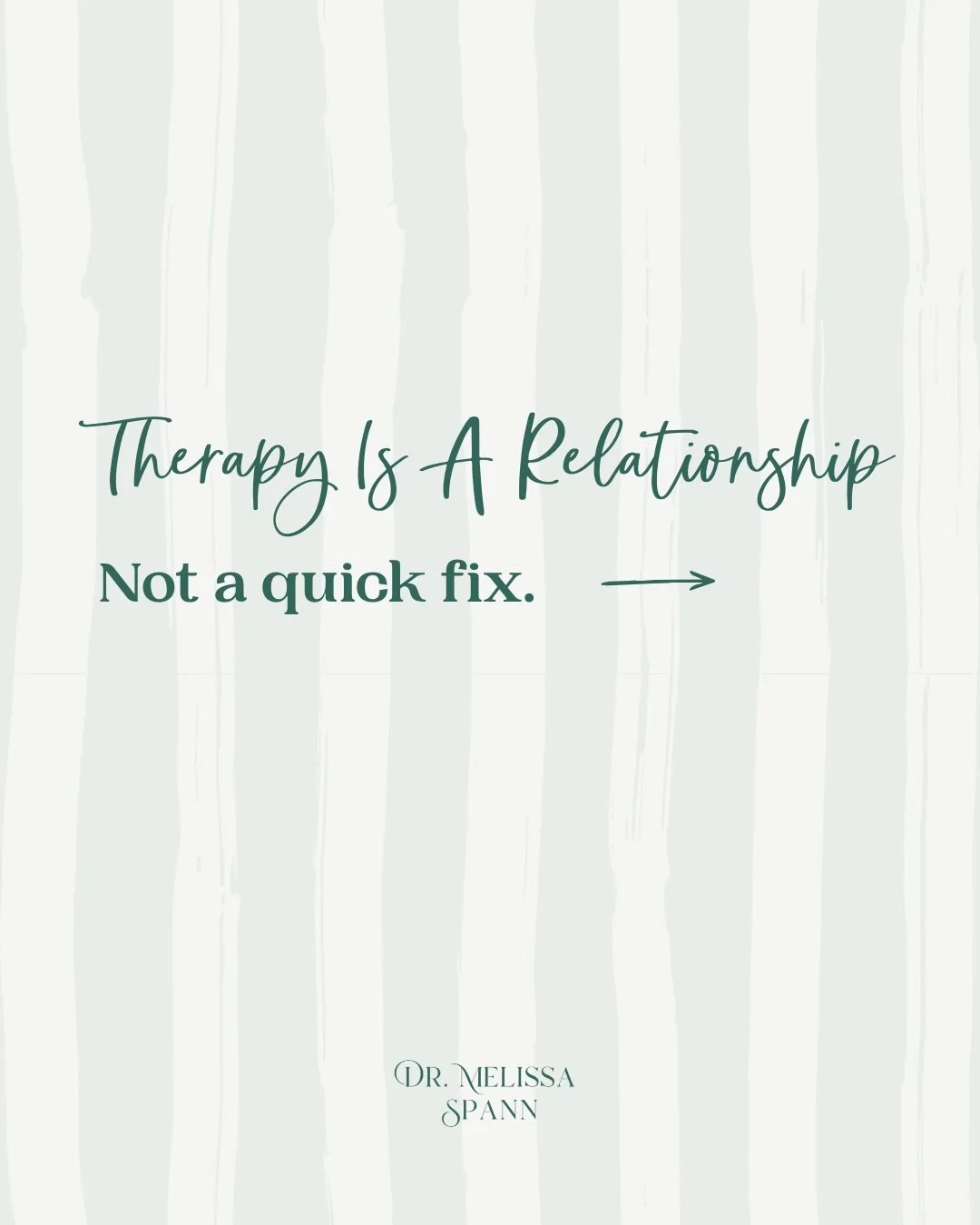 Therapy isn&rsquo;t something that happens to you. It&rsquo;s something you build with your therapist.

There&rsquo;s a common misconception that therapy is about finding the &ldquo;right insight&rdquo; or the &ldquo;perfect tool&rdquo; that suddenly