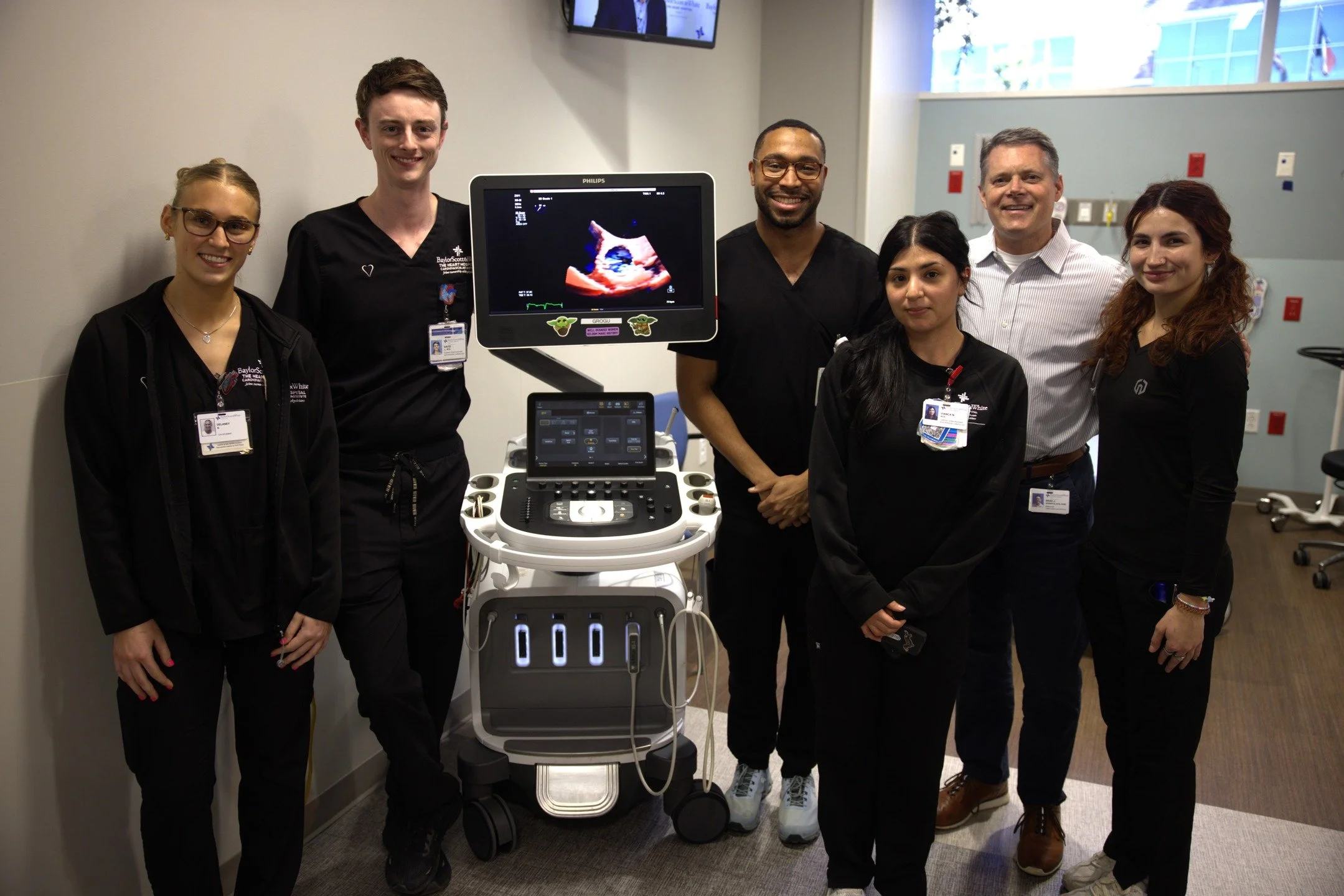 At The Cardiovascular Institute, 79% of our Adult Echo graduates have been hired at BSW The Heart Hospital after graduation.

From student to sonographer &mdash; and now preceptors.

We are proud to see our graduates return to help guide and mentor o