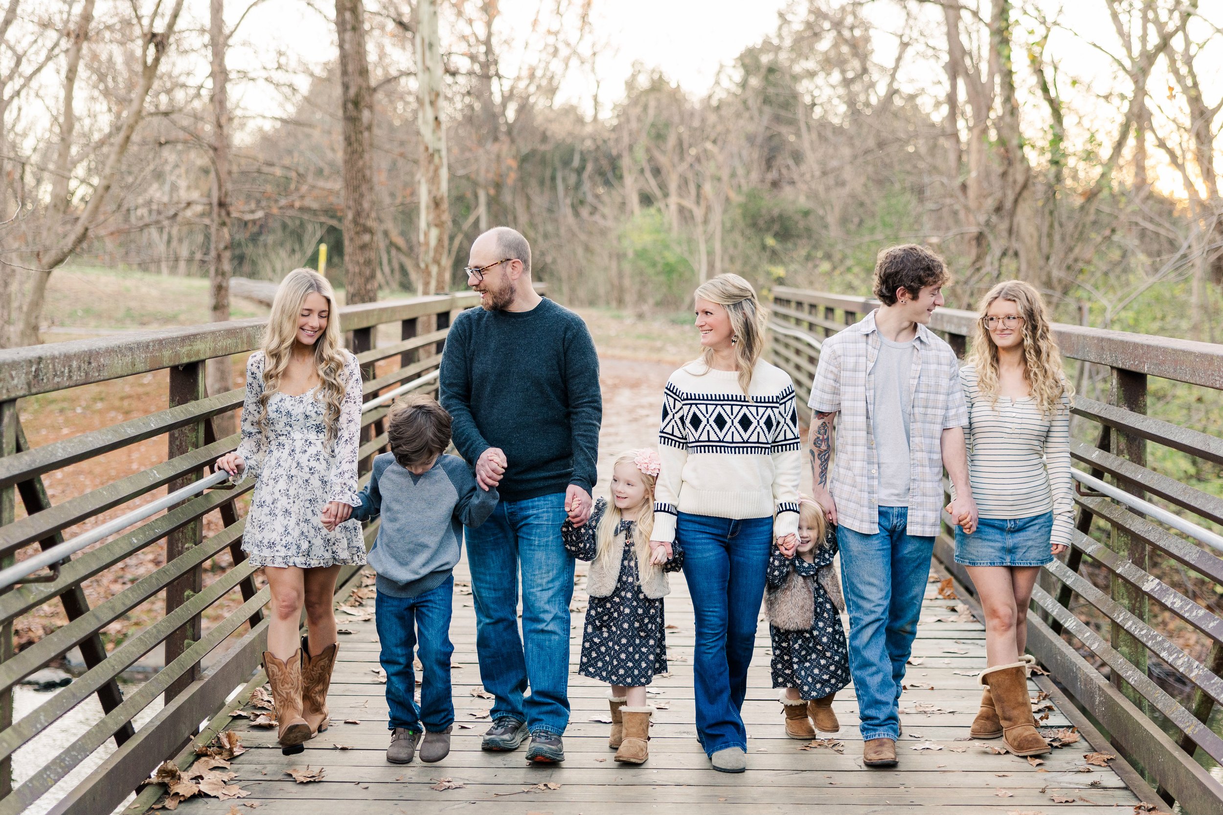 Fall Creekside Family Session | The Rothlisberger Family