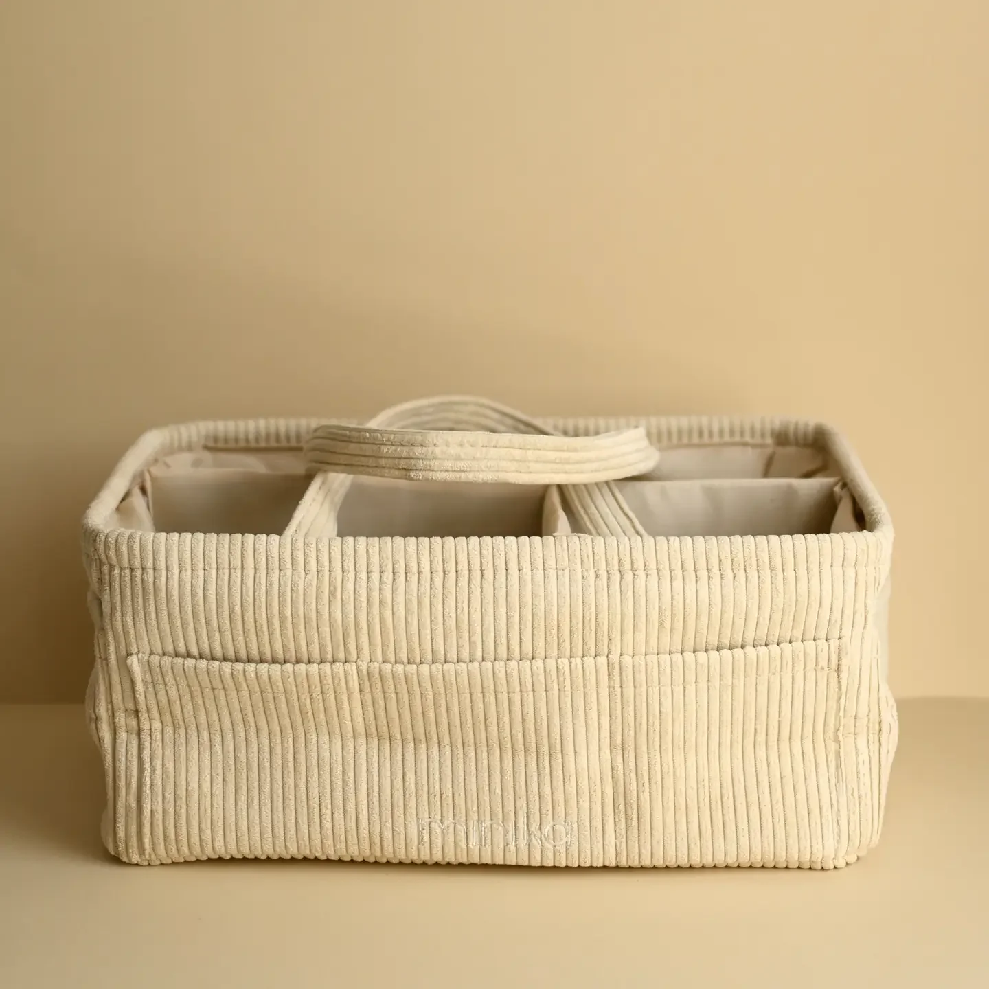 Cream Corduroy Nursery Caddy