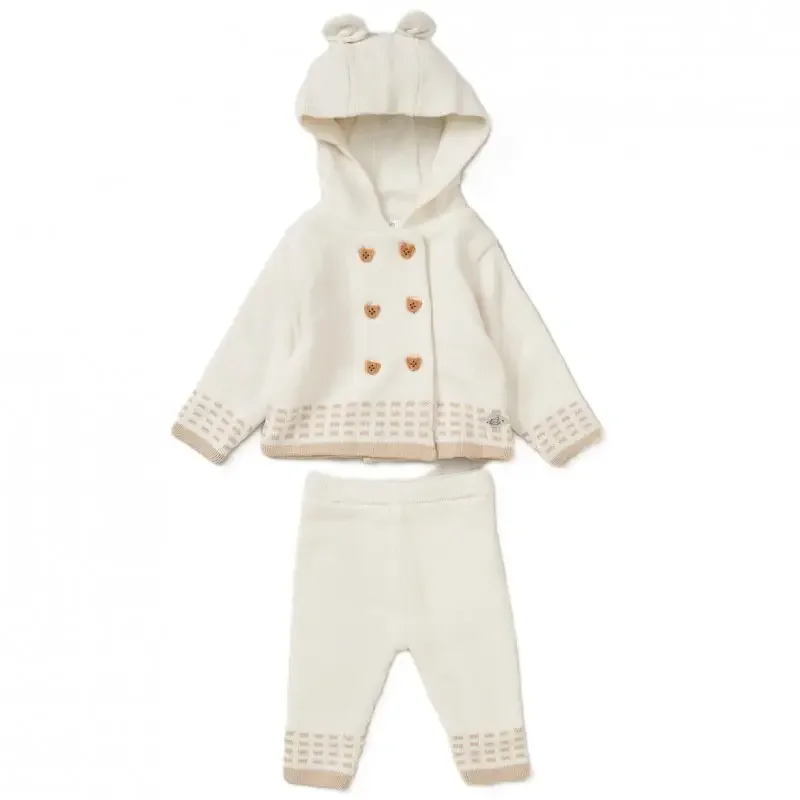 2 Piece Knitted Set  - Oatmeal