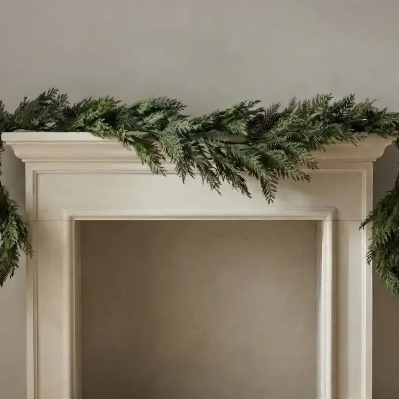 Real Touch Mountain Hemlock Garland