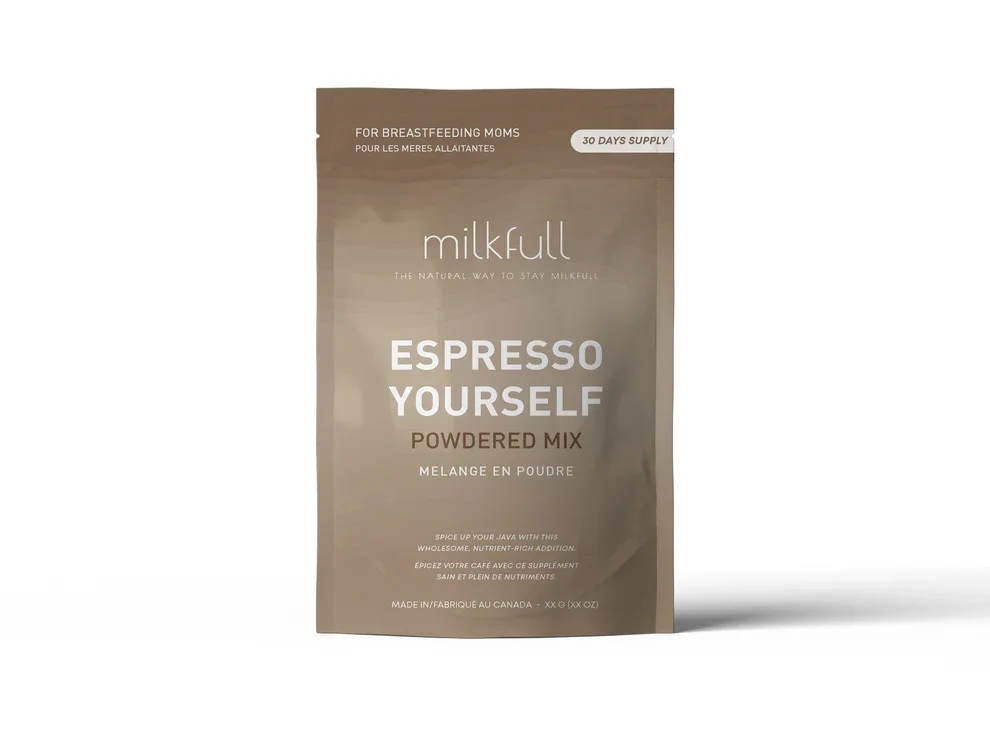 Milkfull™ Premium Espresso Yourself – Organic Breastfeeding Mix  | No Sugar Added | Nourishing Superfood Blend for Moms