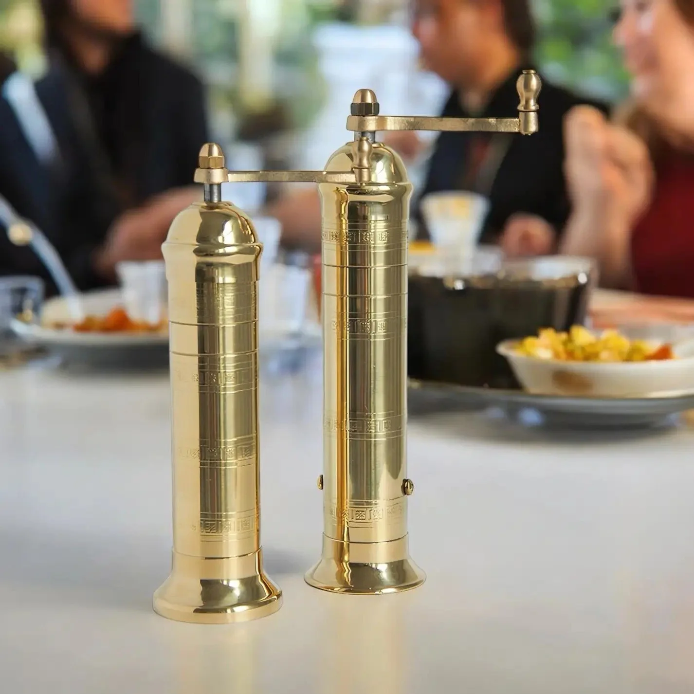 The Original Brass Pepper Mill