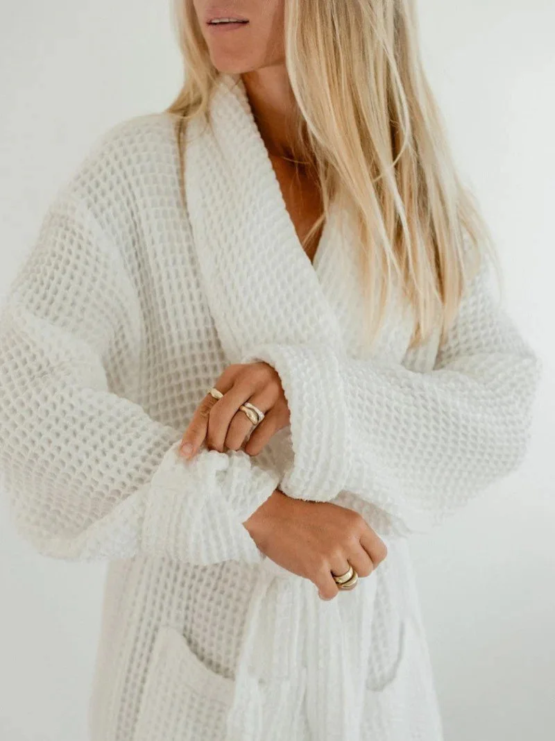 Waffle Knit Robe