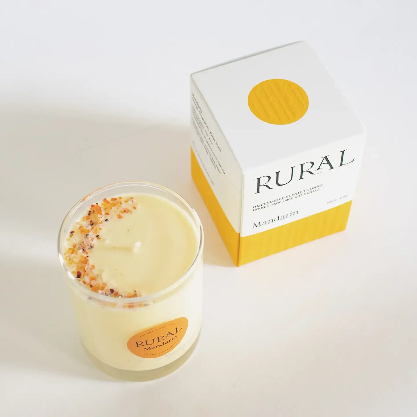 Mandarin Classic Glass Coco-Soy Scented Candle