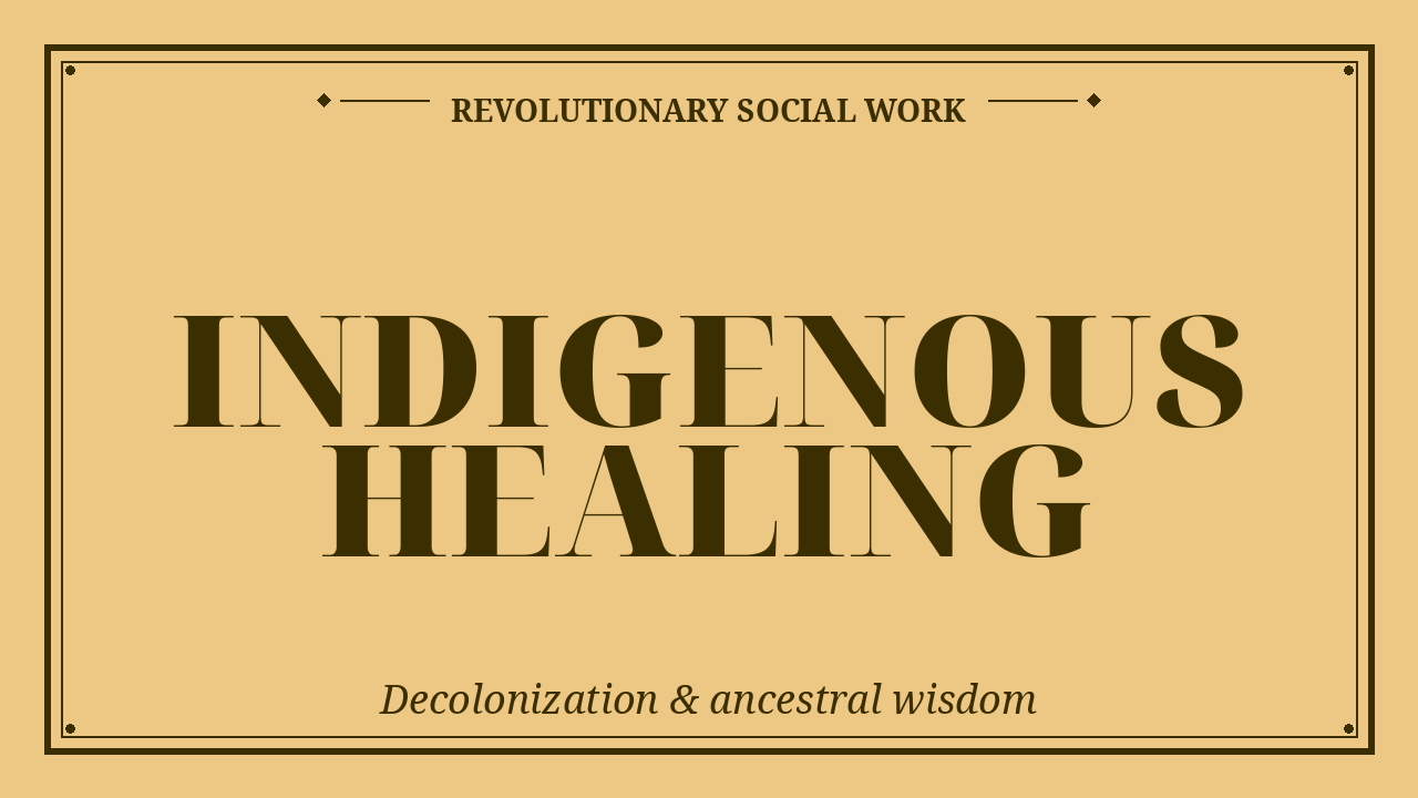 Dialogues centering Indigenous knowledge, decolonization, land back, Lakota and Iñupiaq wisdom, Dagara tradition, and cultural healing.