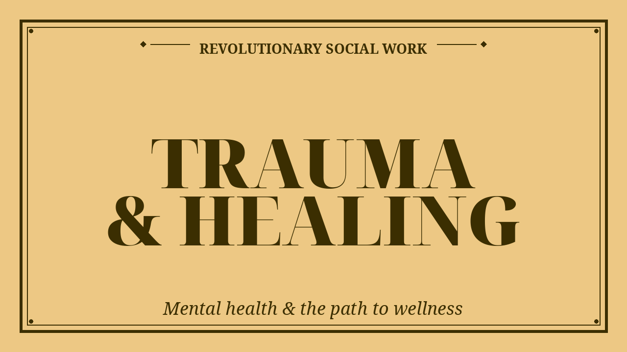 Deep conversations on trauma, PTSD healing, somatics, therapy approaches, emotional healing, and community-centered mental health.