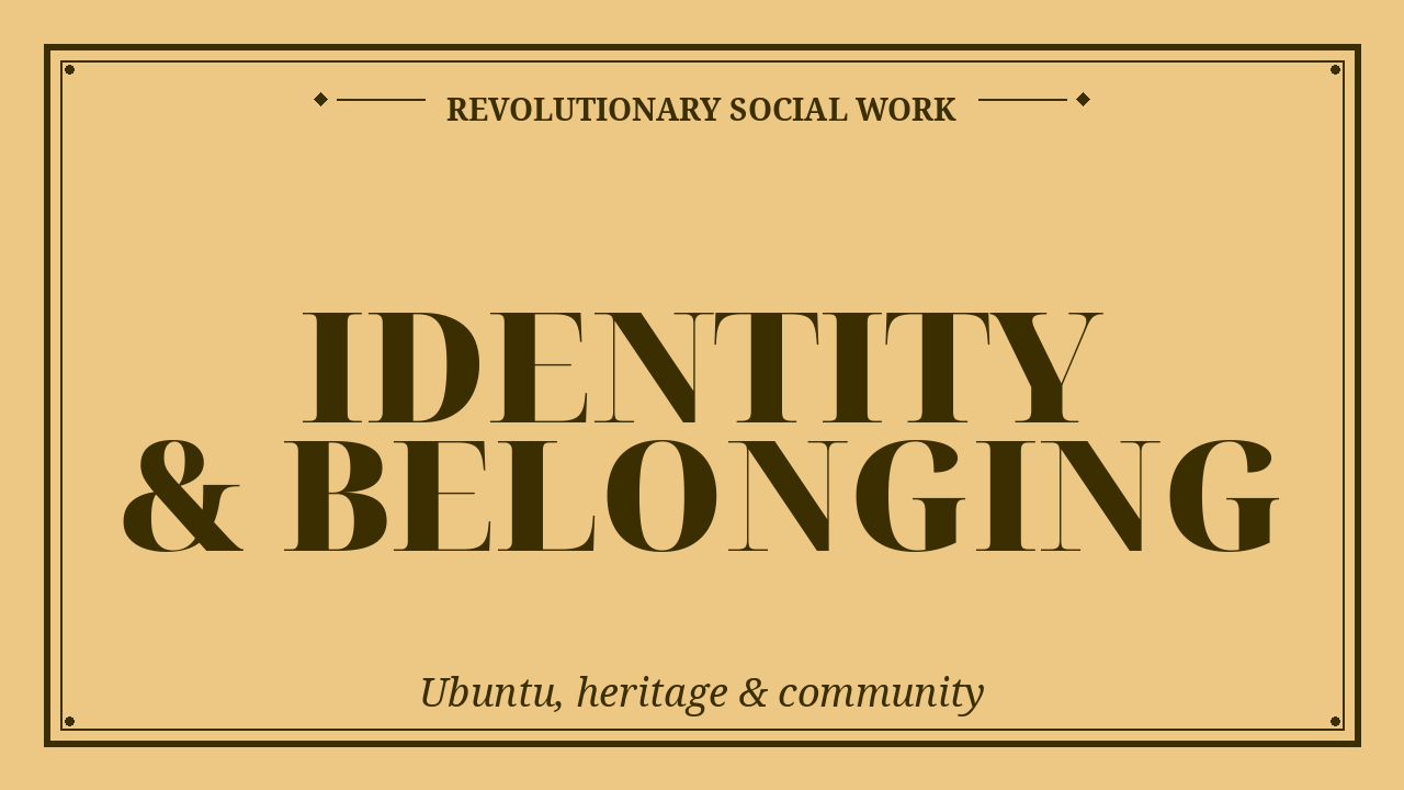 Episodes on cultural identity, Ubuntu philosophy, diaspora, heritage, language preservation, and belonging.