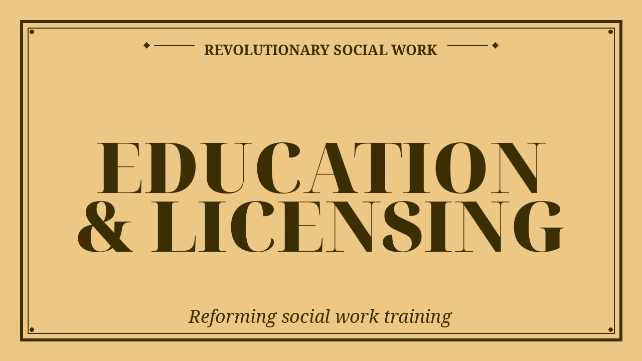 Episodes on MSW/BSW programs, ASWB exam critiques, NASW analysis, field placement issues, unpaid practicum, curriculum reform.