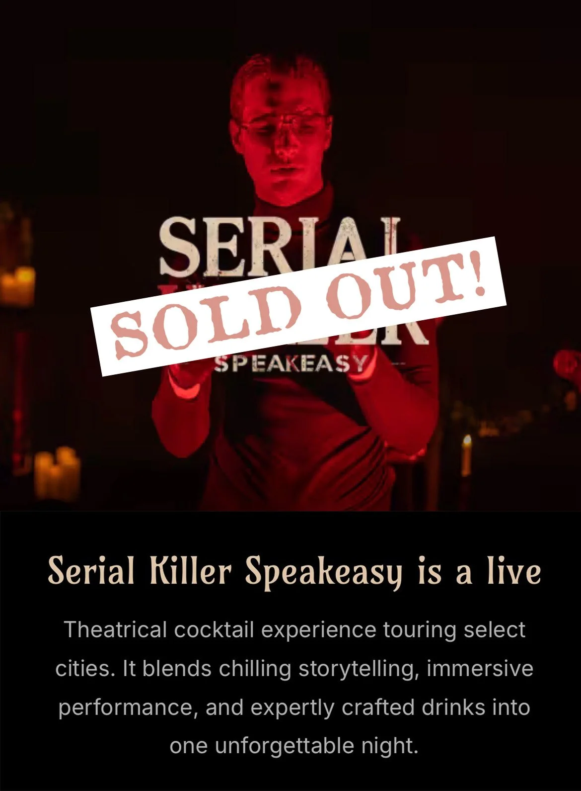Serial Killer Speakeasy