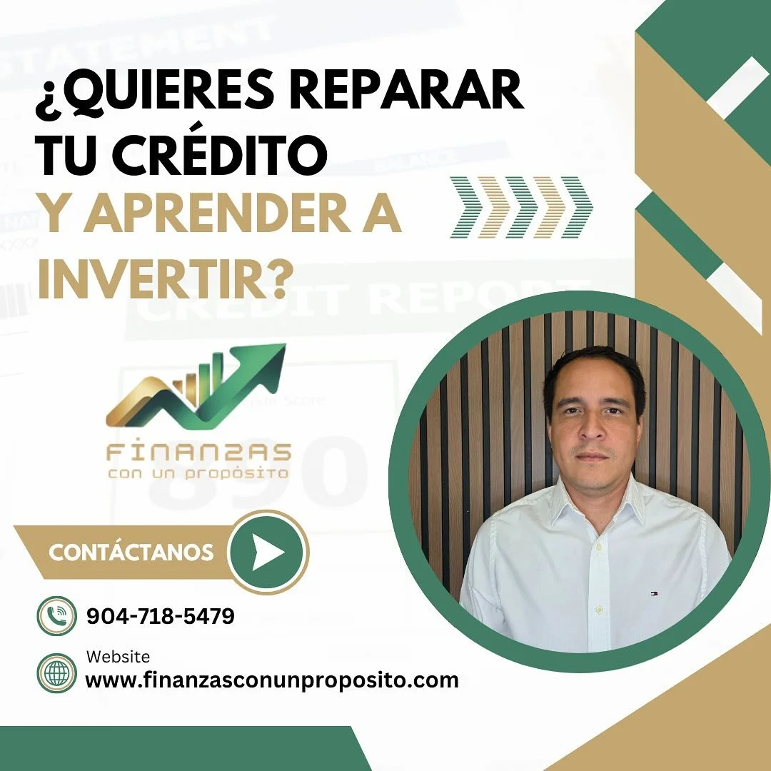💼 Bienvenido a Finanzas con un Prop&oacute;sito

Soy Jhoan C&aacute;rdenas, y te ense&ntilde;o a:

✅ Reparar tu cr&eacute;dito en 90 d&iacute;as 
✅ Construir cr&eacute;dito comercial desde cero 
✅ Aprender c&oacute;mo invertir en la Bolsa de EE.UU. 