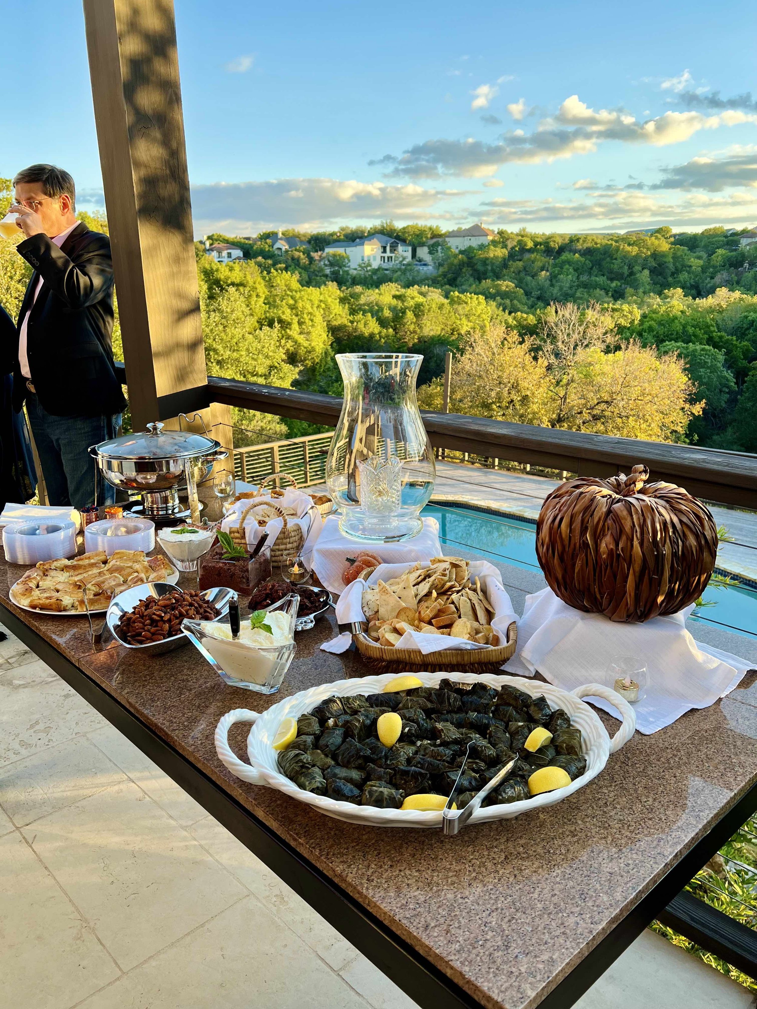 Outdoor Birthday Celebration Appetizers