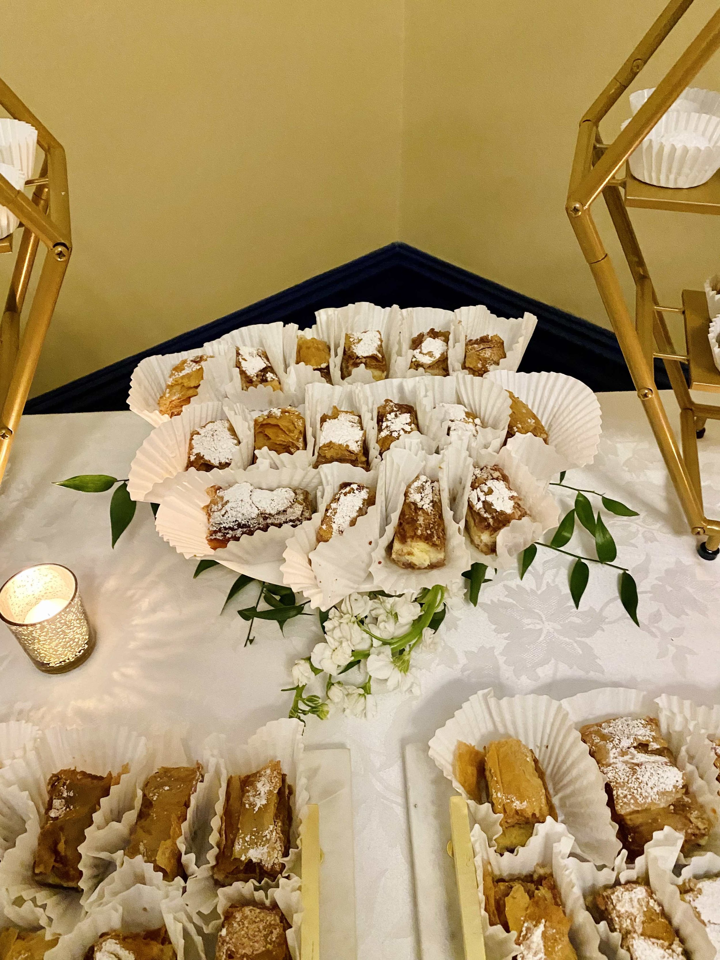 Driskill Hotel Wedding Desserts