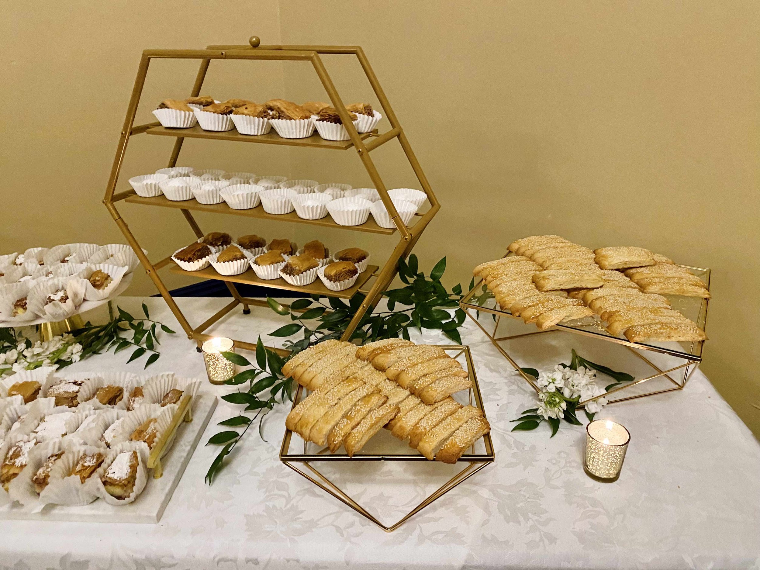 Driskill Hotel Wedding Desserts