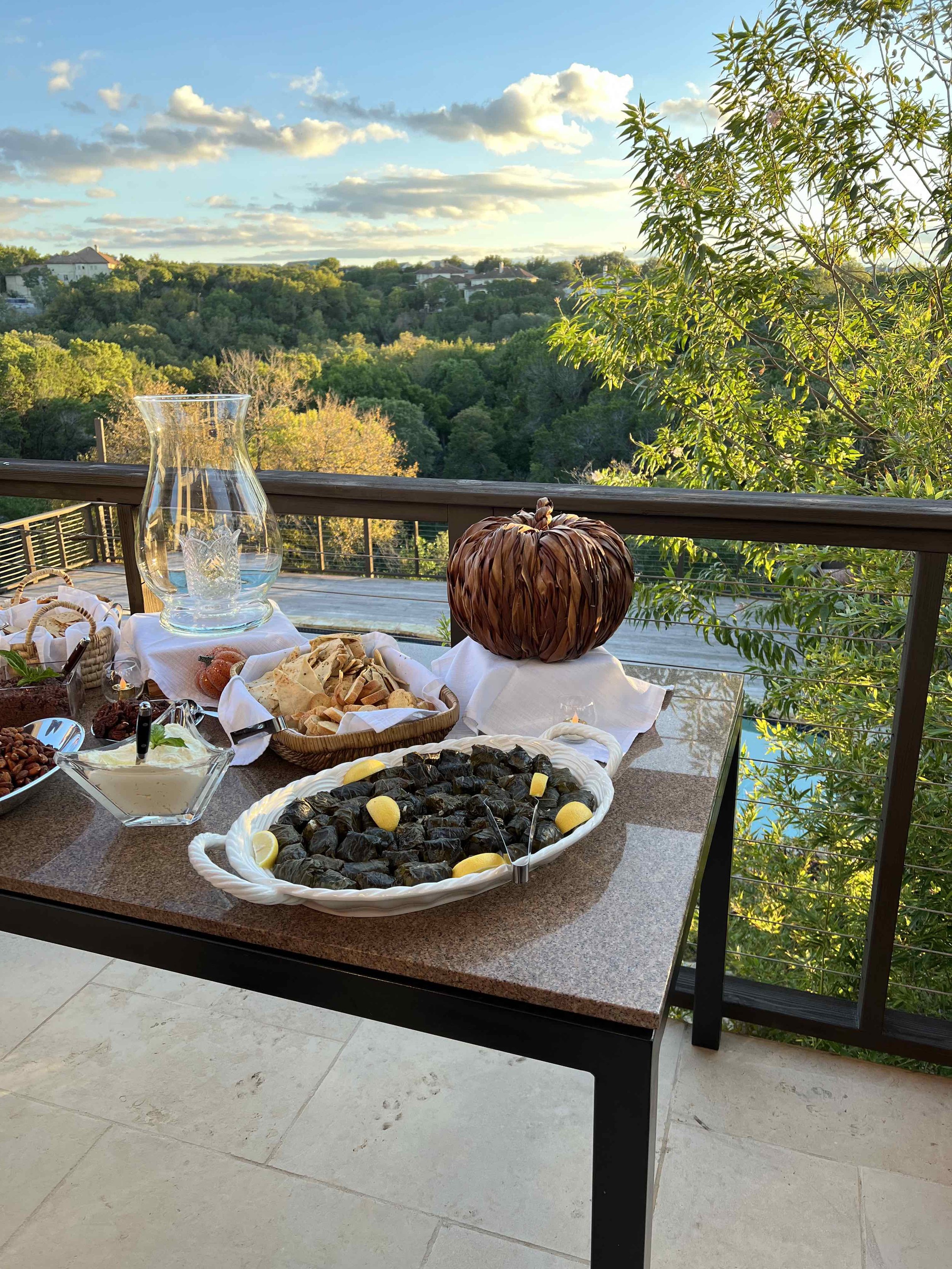 Outdoor Birthday Celebration Appetizers