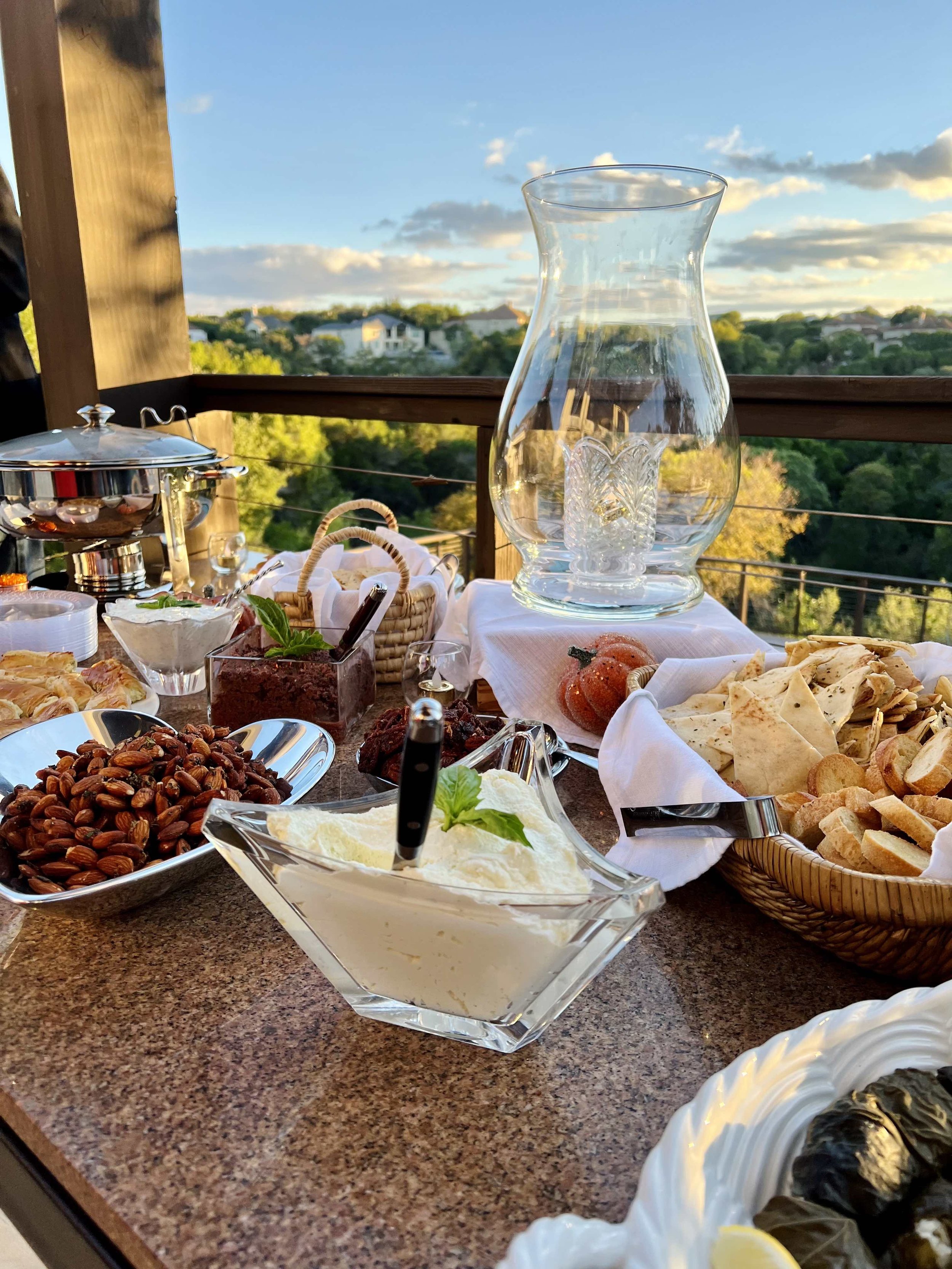 Outdoor Birthday Celebration Appetizers