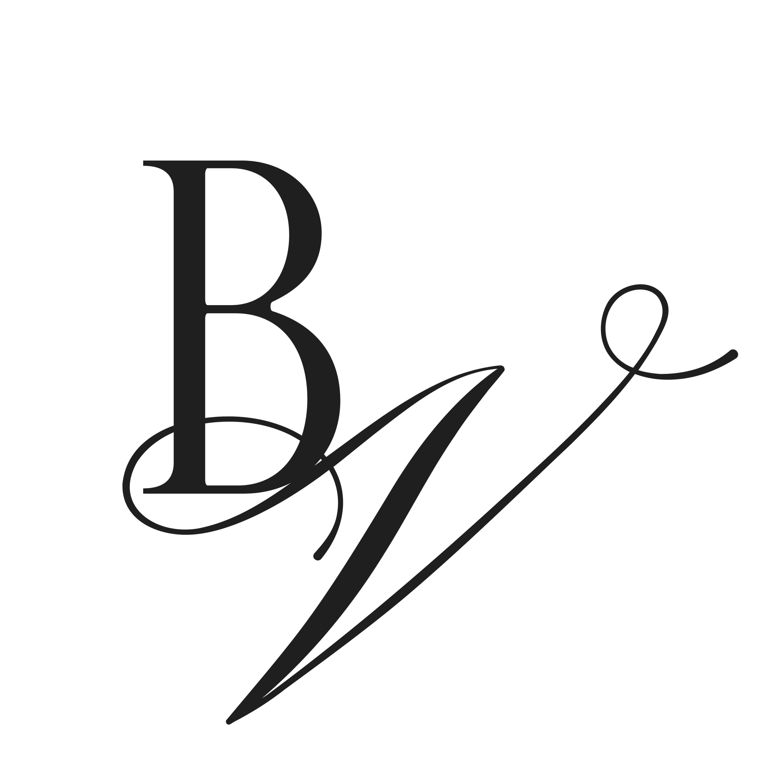 Bella Vitae Wellness Center's branding icon of a B and V in elegant, cursive script.